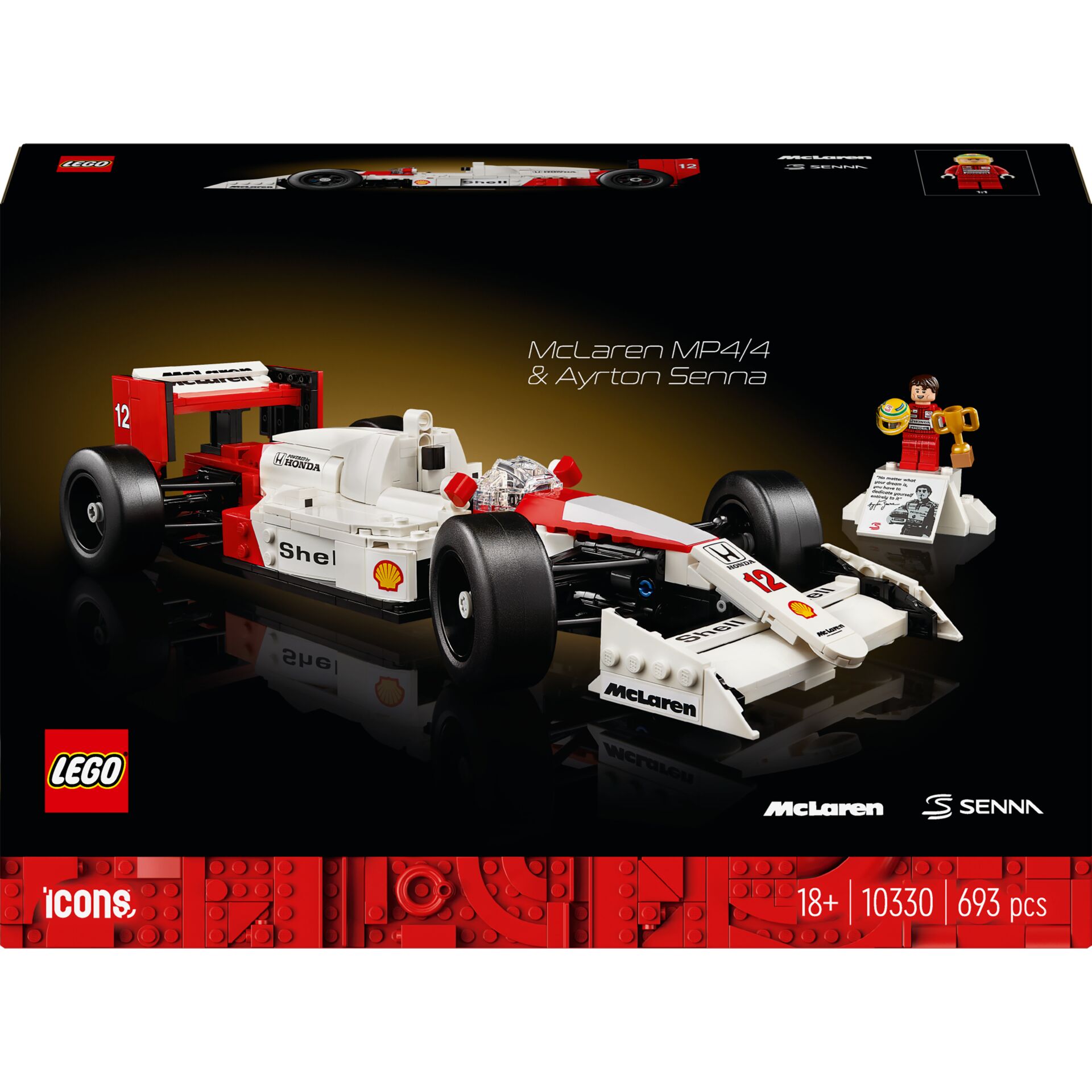 Formel 1 Auto, LEGO, McLaren, Rennwagen, Sennna