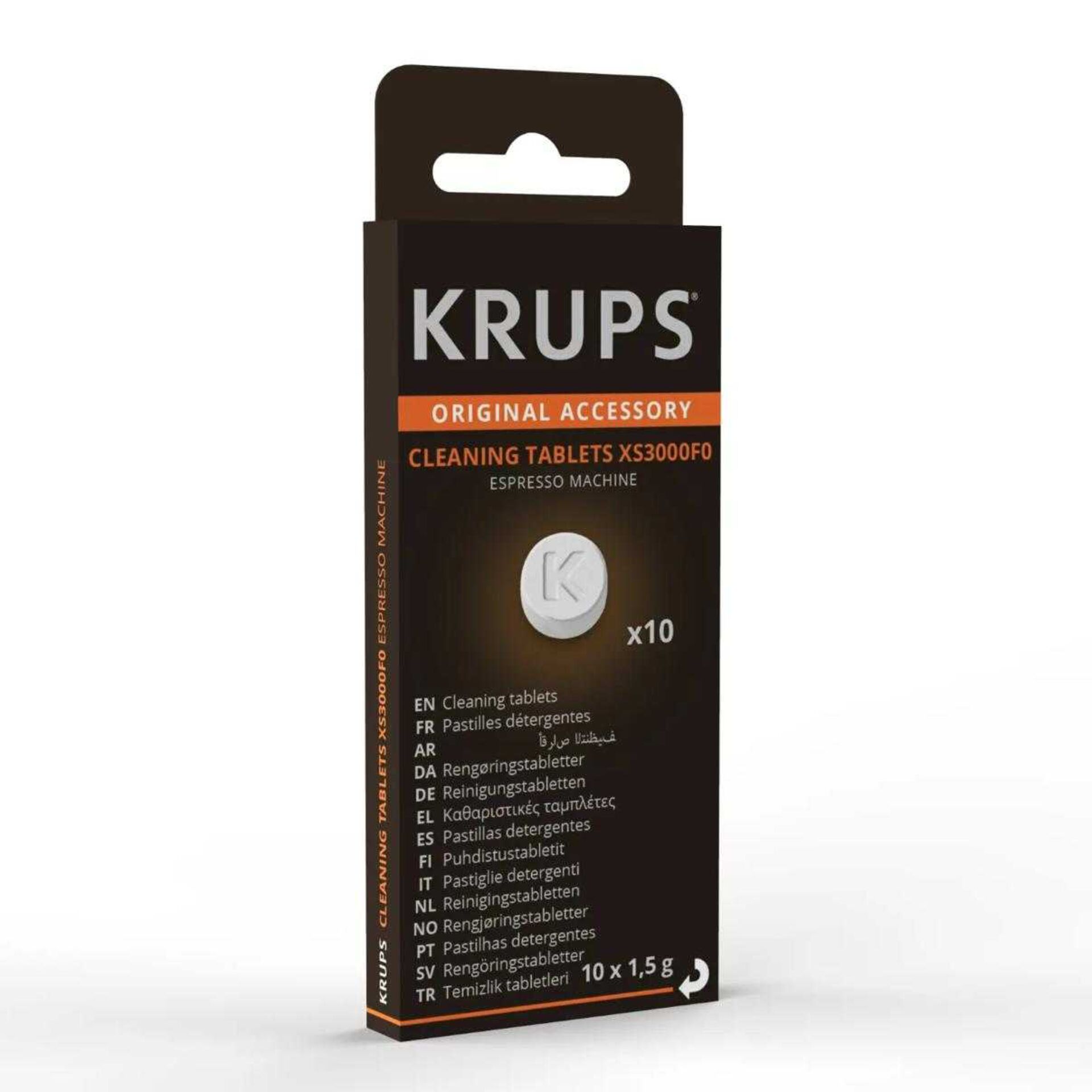 Erinnerungskapseln, Kaffeemaschinen-Reiniger, Cleaning tablets, Krups Original Zubehör, Espresso Maschine Zubehör