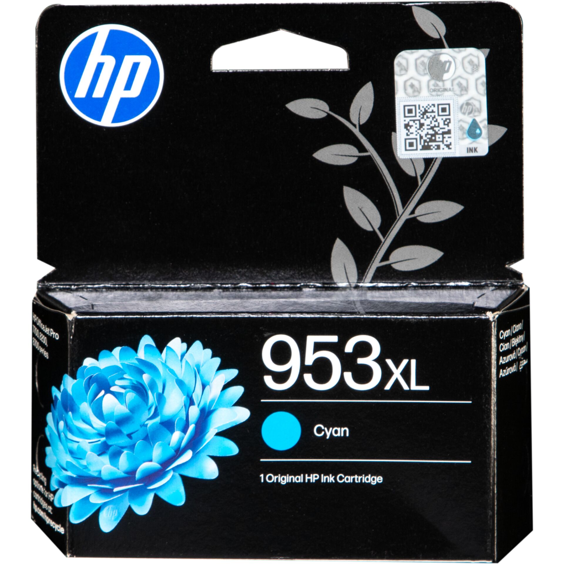 Druckerpatrone, Cyan, 953 XL, Tintenpatrone, Original HP
