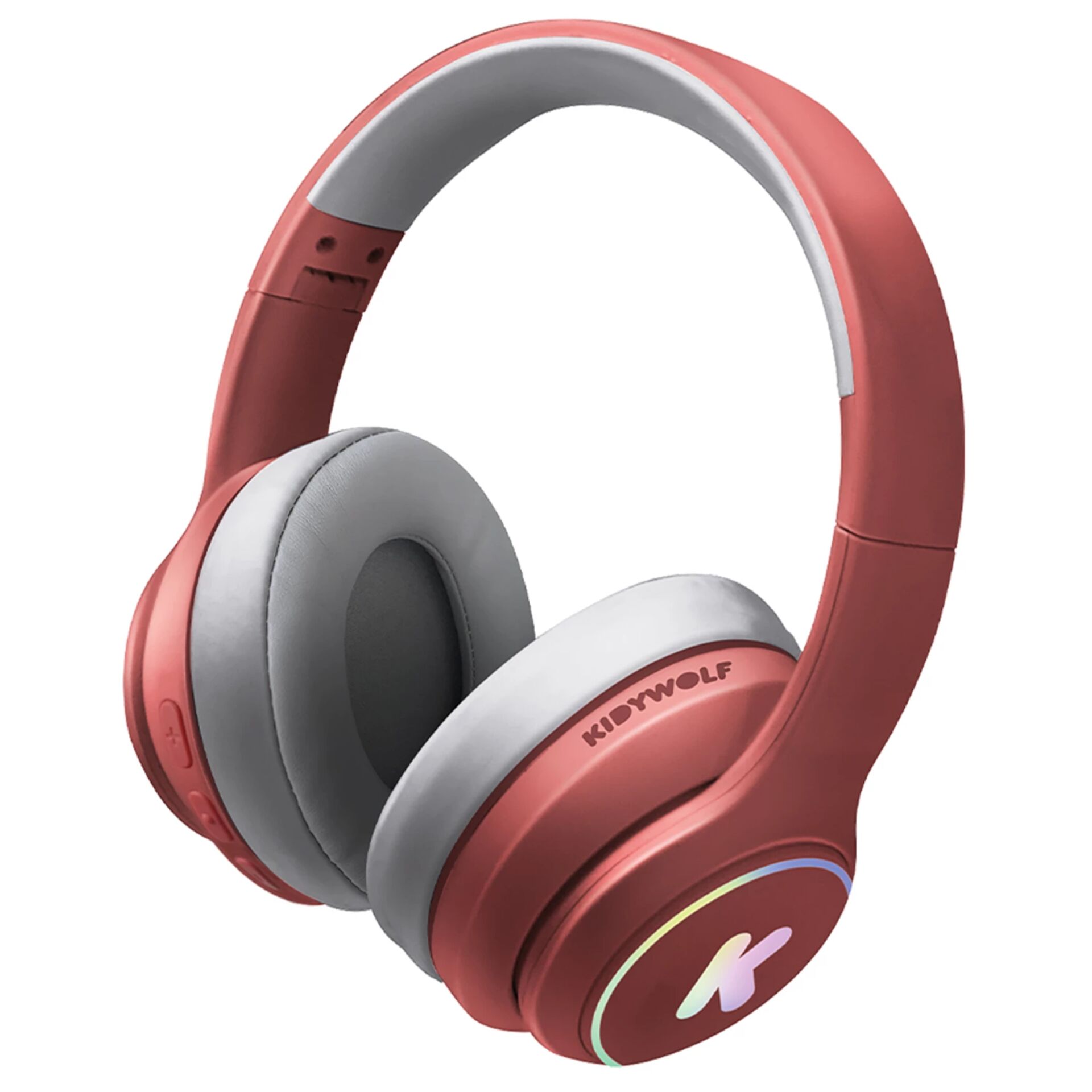 kopfhörer, over-ear, kabellos, rosa, grau
