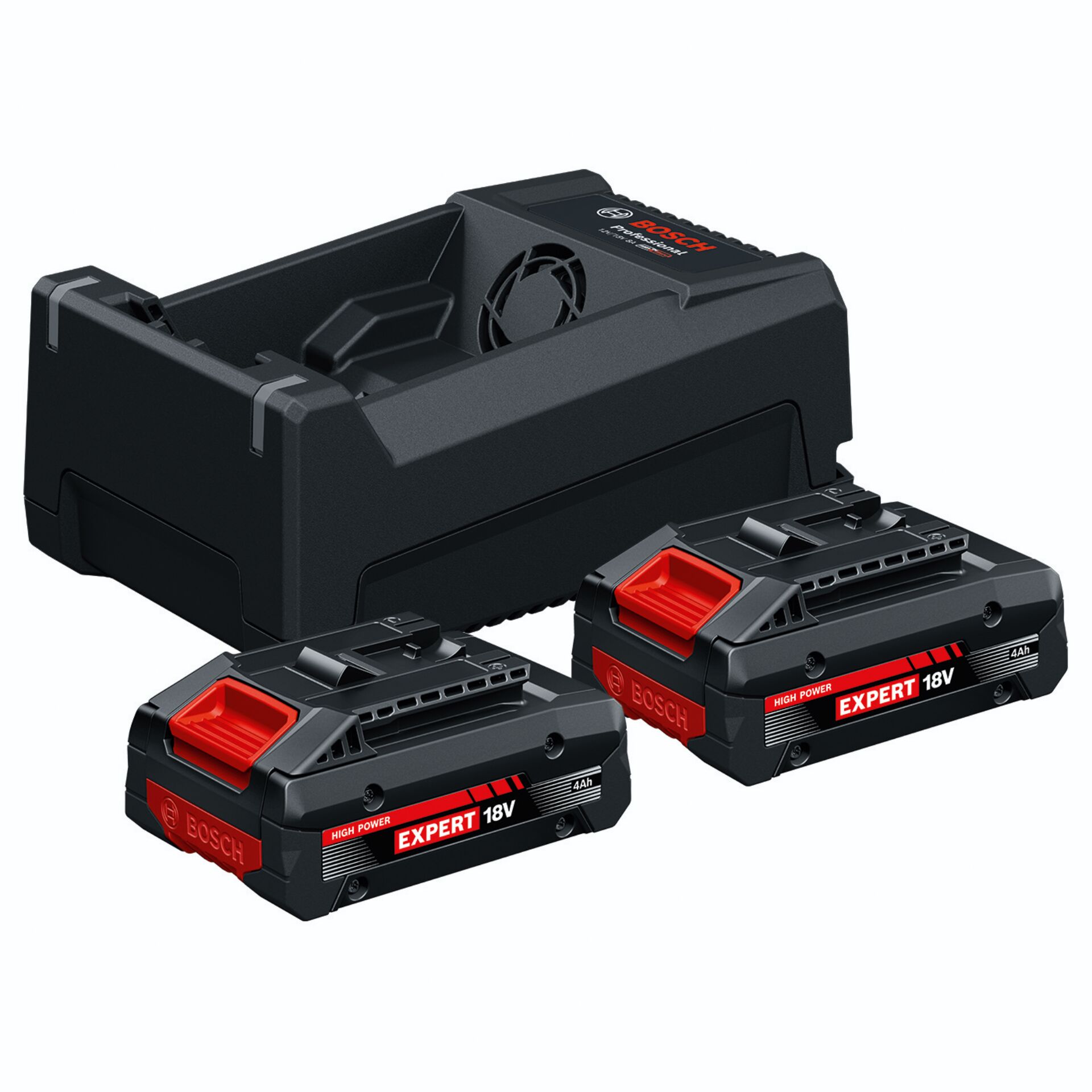 Akku-Batterie, 18V, 2x4Ah, Bosch, Extert