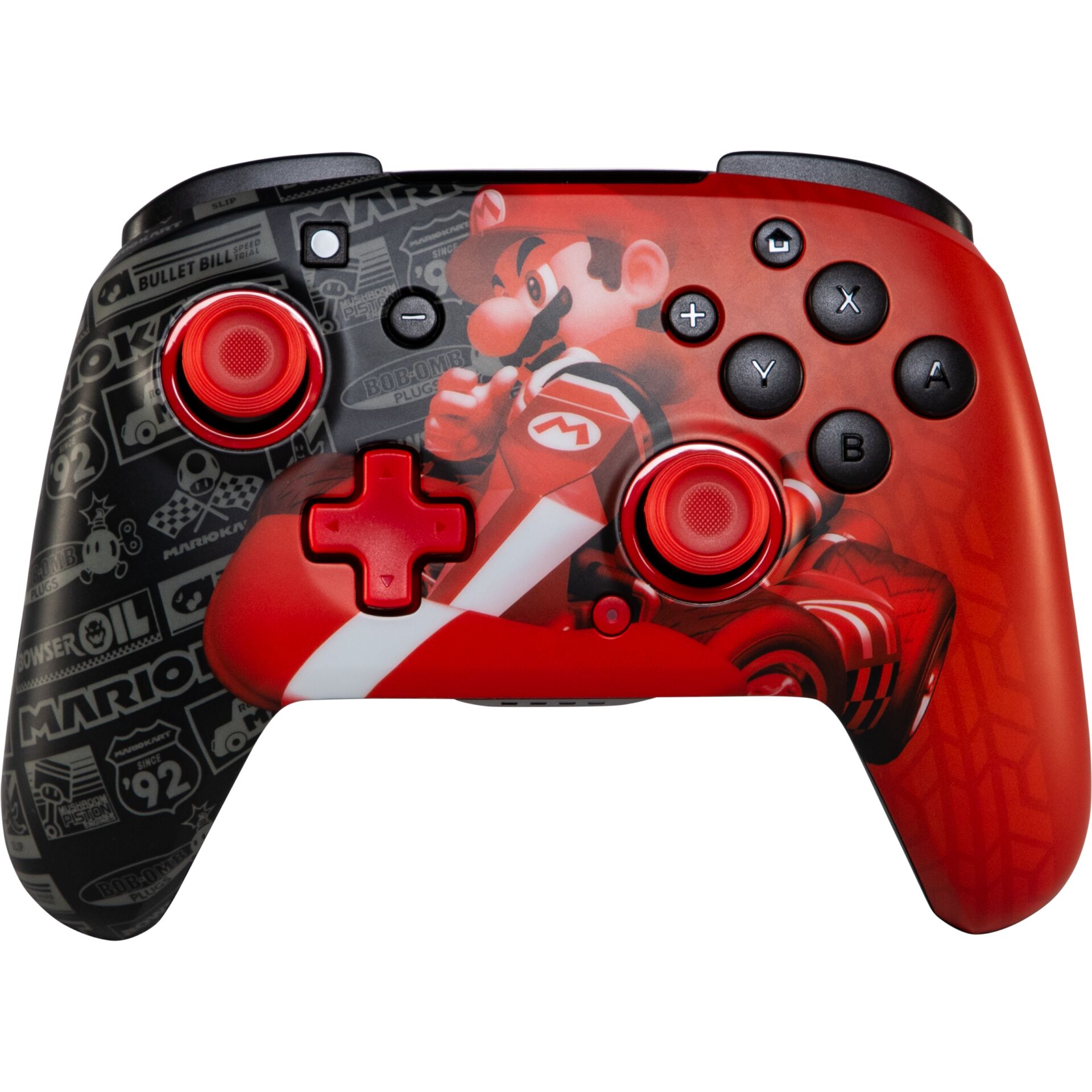 gamepad, controller, Nintendo, Mario, rot-schwarz