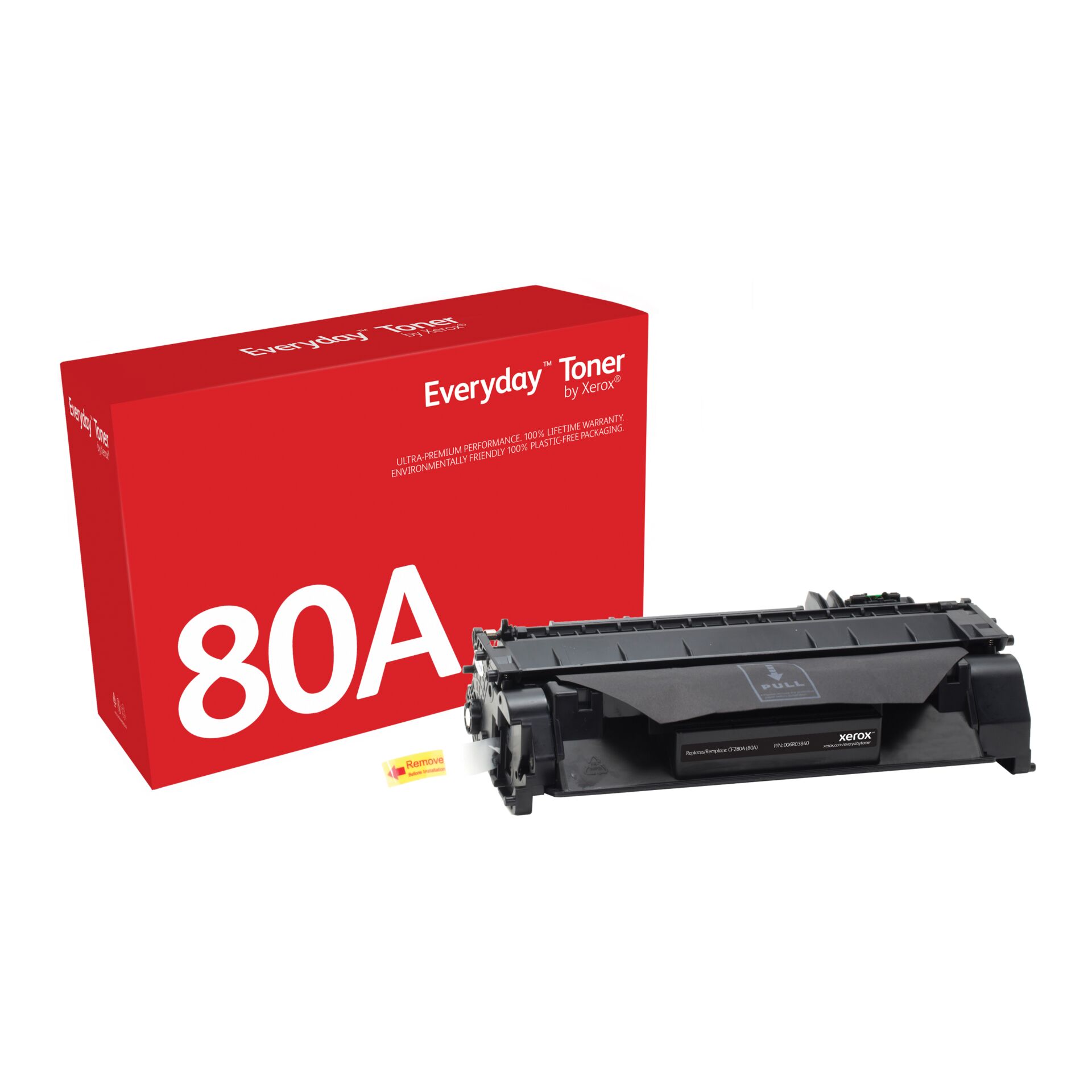 Toner, Printertoner, Xerox-kompatibel, 80A, Schwarztoner