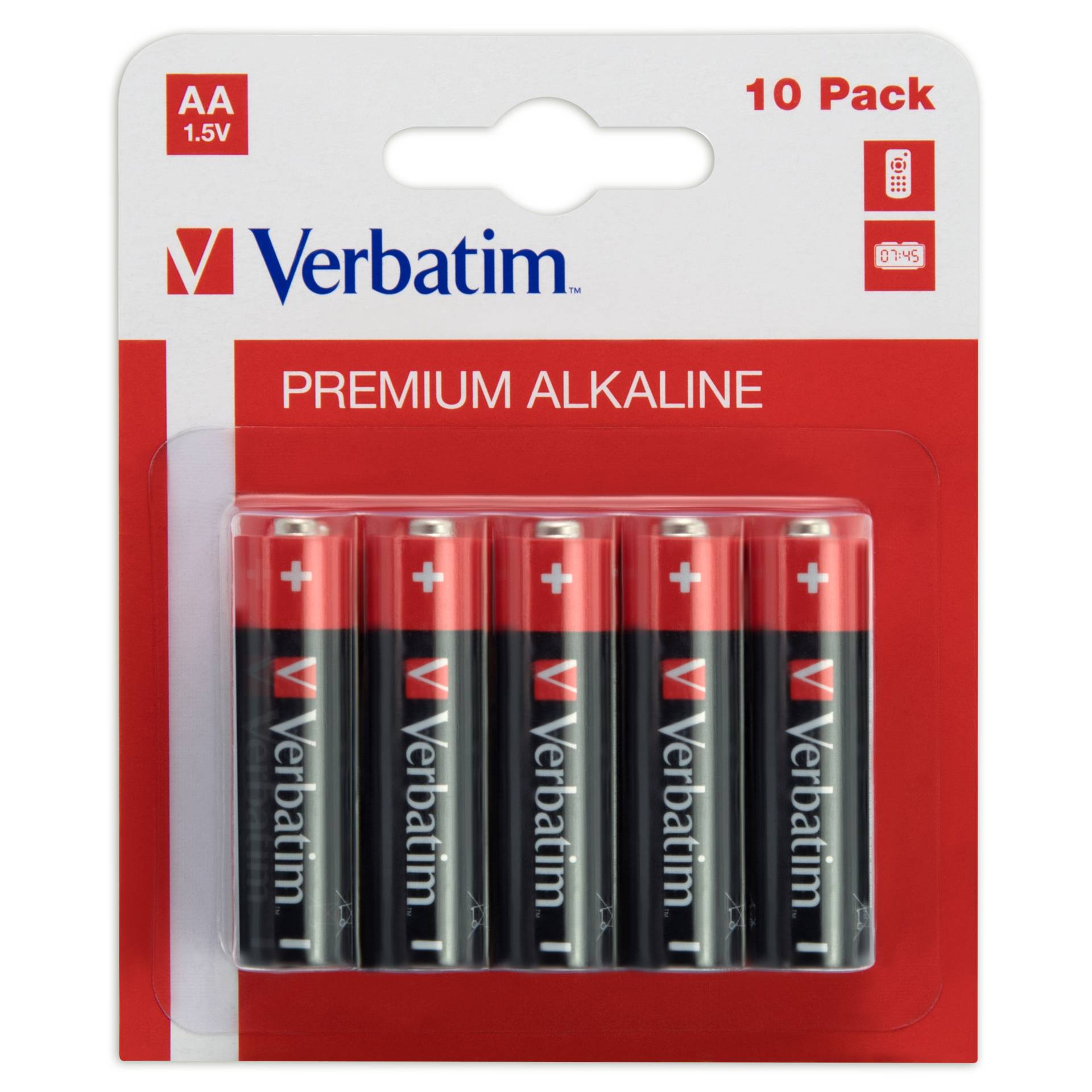 1x10 Verbatim Alcaline battery  Migono AA LR 06            49875