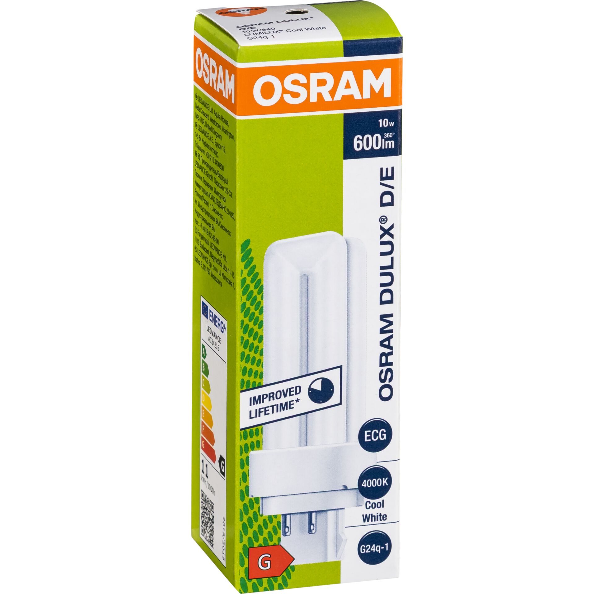 LED-Lampe, G9-Dulux, Energiesparlampe, 600 lm, Cool White