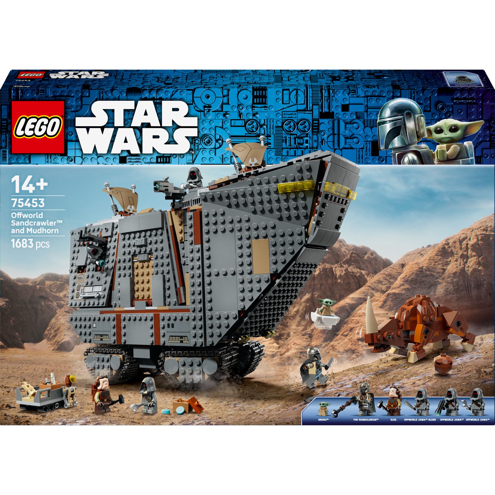 Lego, Star Wars, Sandcrawler, Mudhorn, 1683 pieces