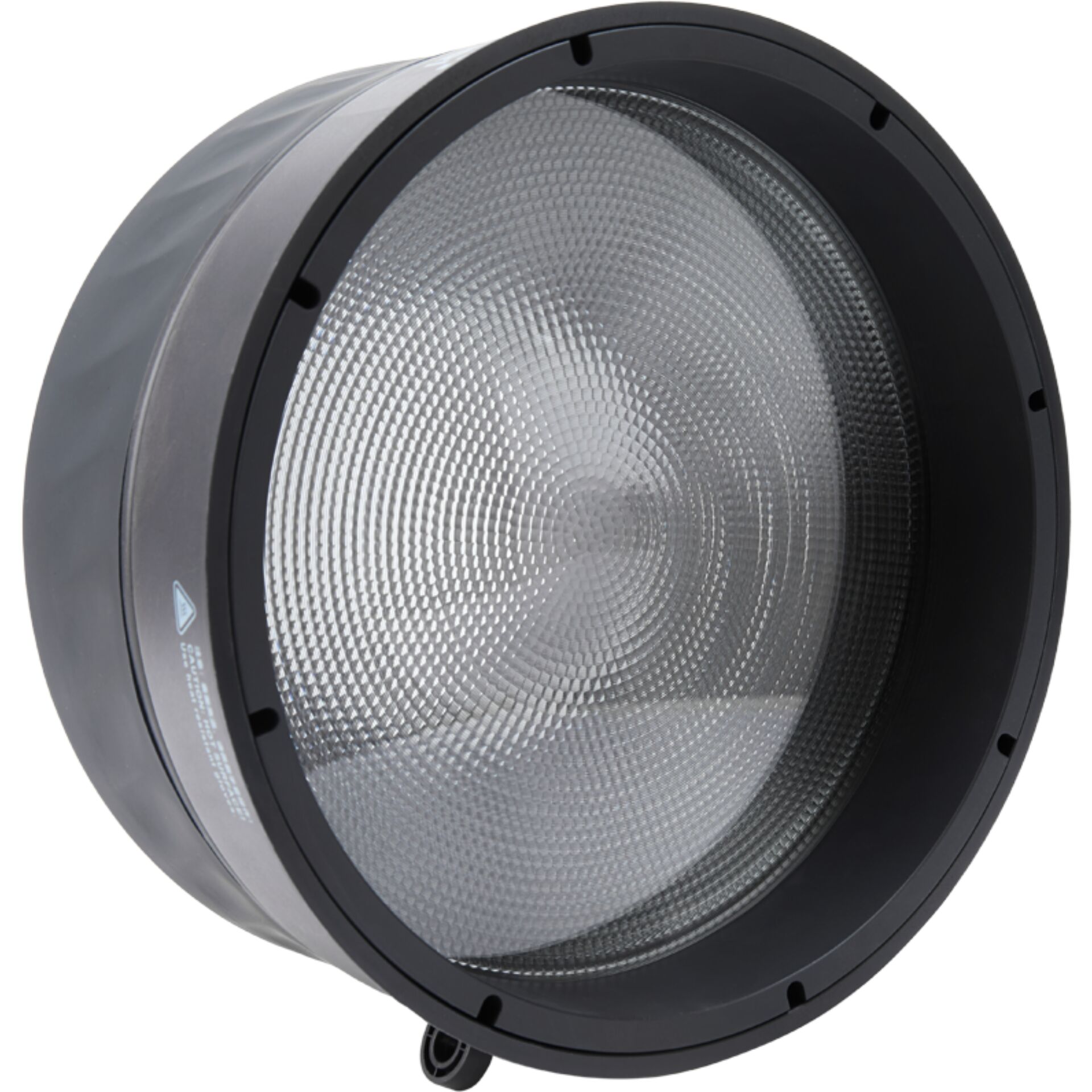 LED-Lampe, Rundstrahler, Gehäuse schwarz, Glaskuppel, Industrial-Lampe