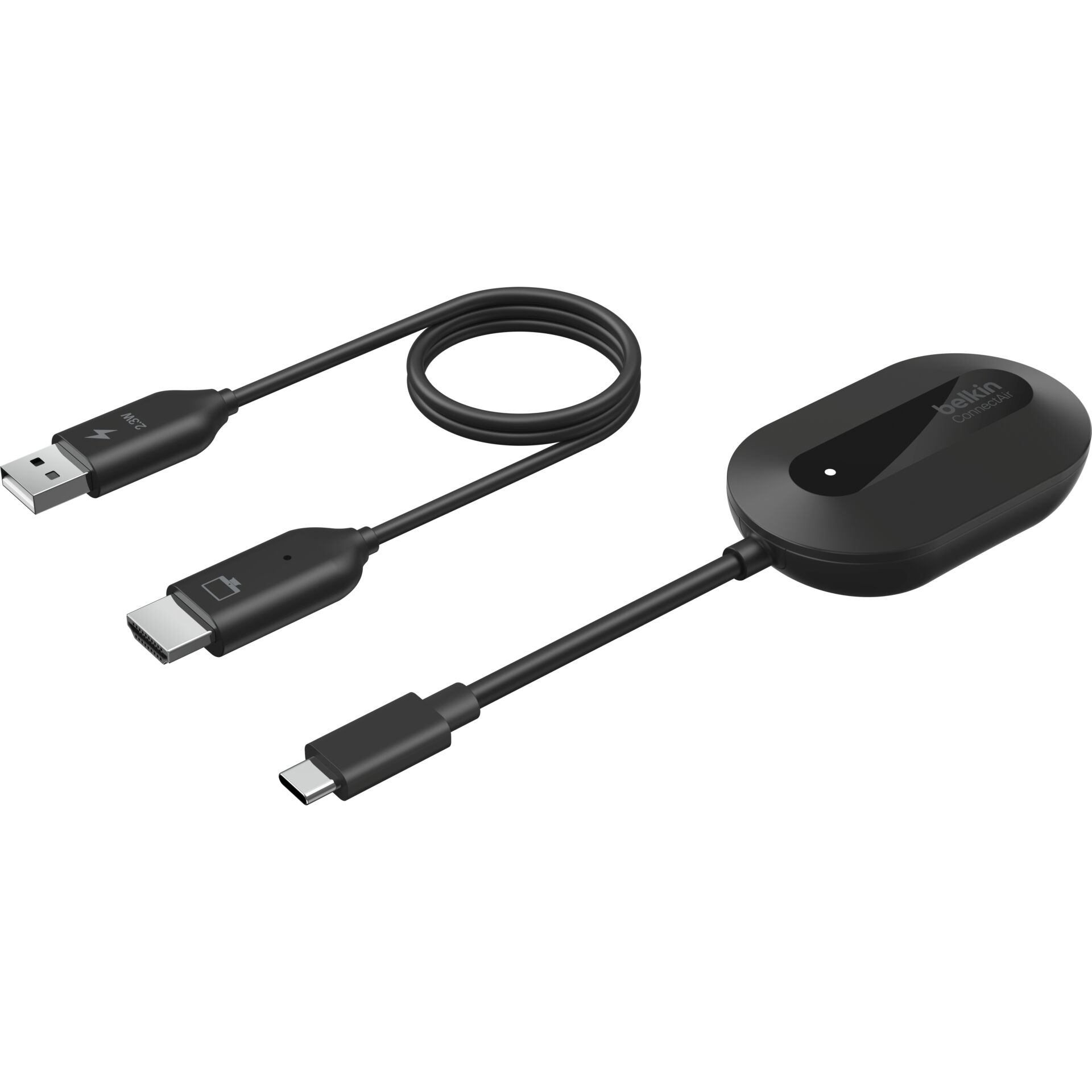 USB-C zu HDMI Adapter, USB-C Kabel, HDMI Adapter, Ladekabel, schwarz Adapter