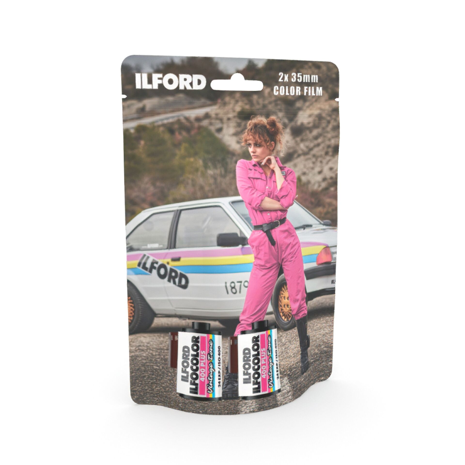 color film, Ilford, Fotografie, Rollfilm, Vintage-Autoszene