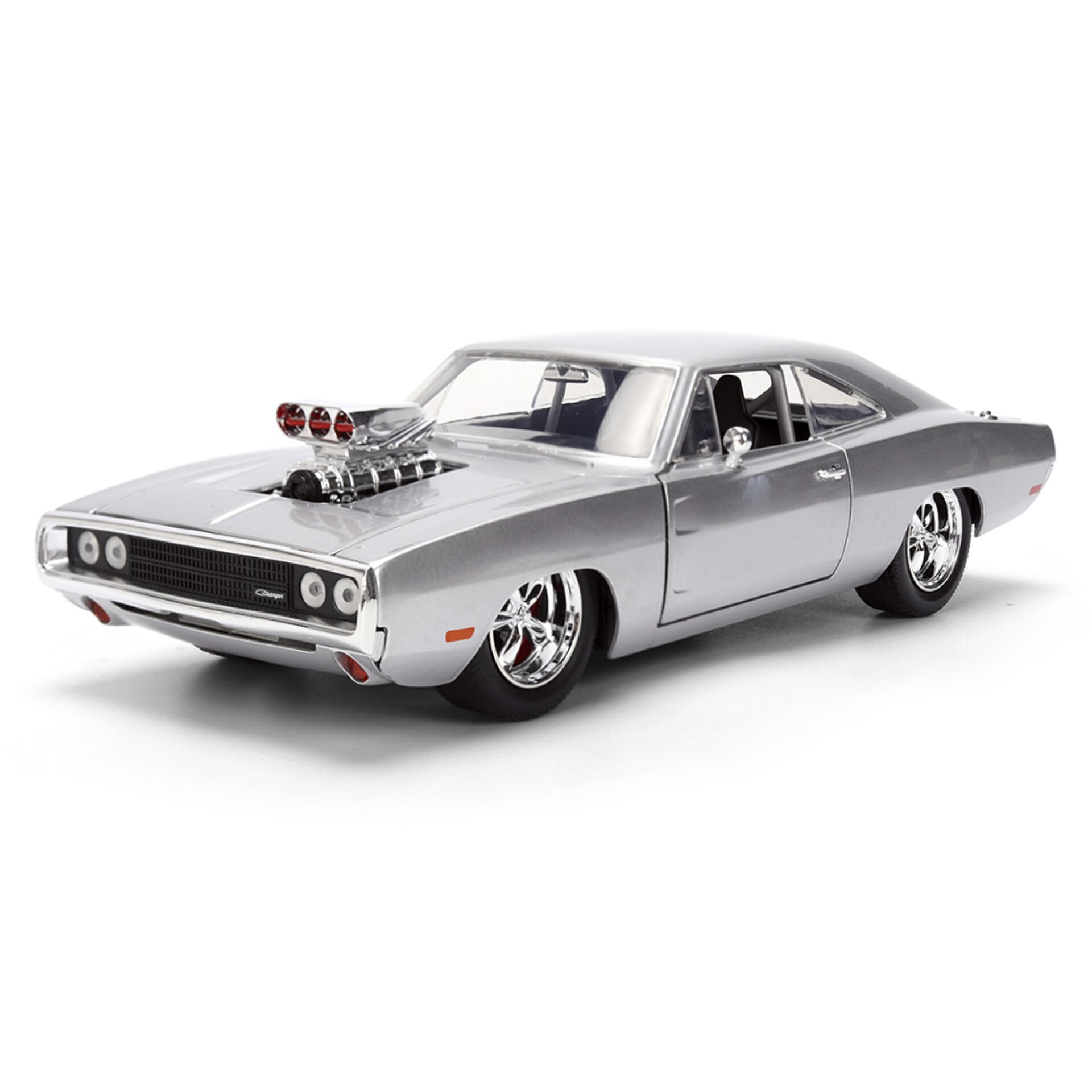 Model car, Muscle car, Silberne Karossen, Hubraumverkleinerer?, Chromfelgen