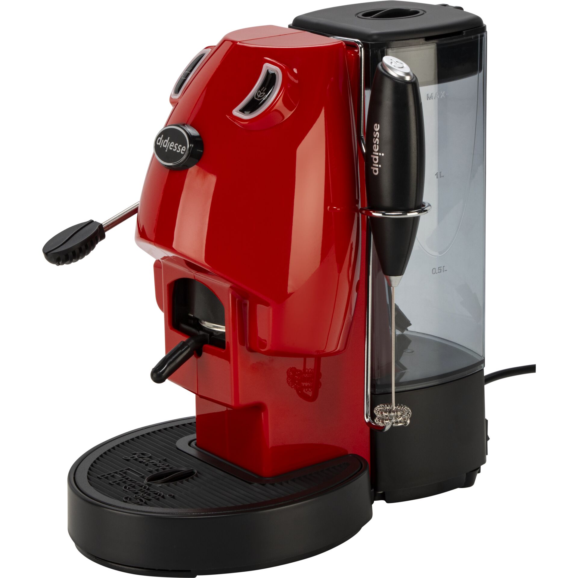 Espresso Maschine, Kaffeemaschine, Rot, Portafilter, Wassertank