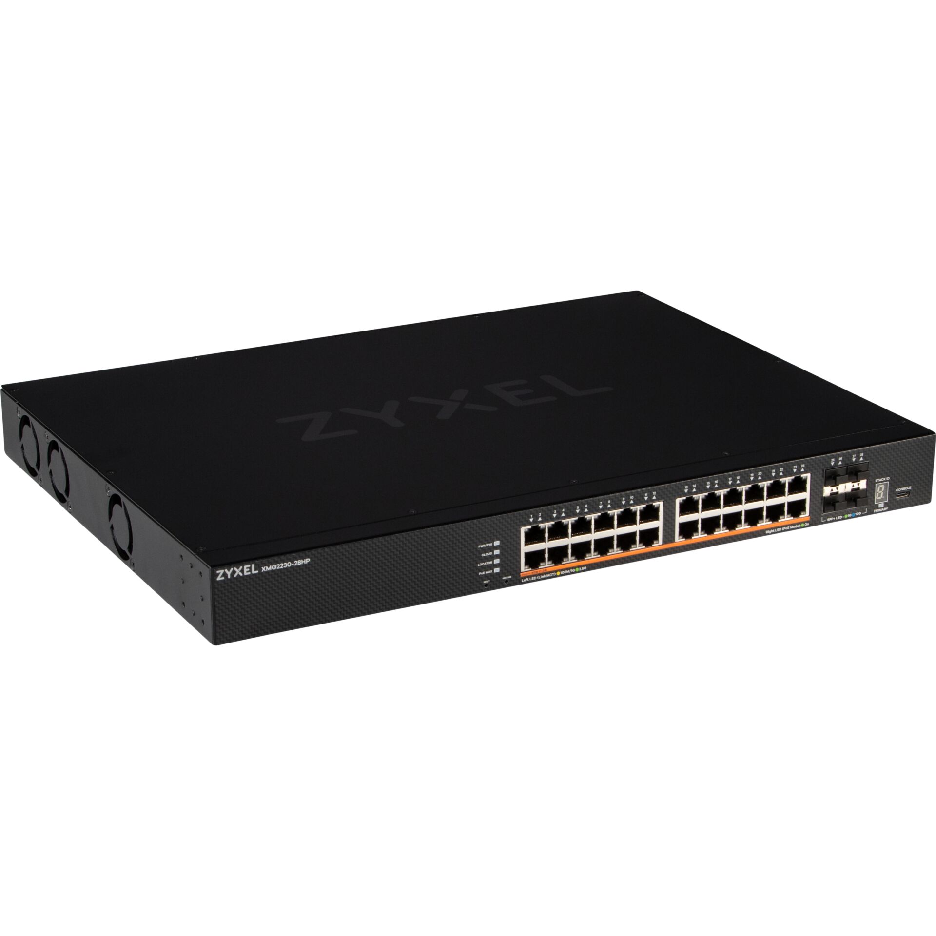 Switch, Network switch, 24 port, PoE, Rack-mount
