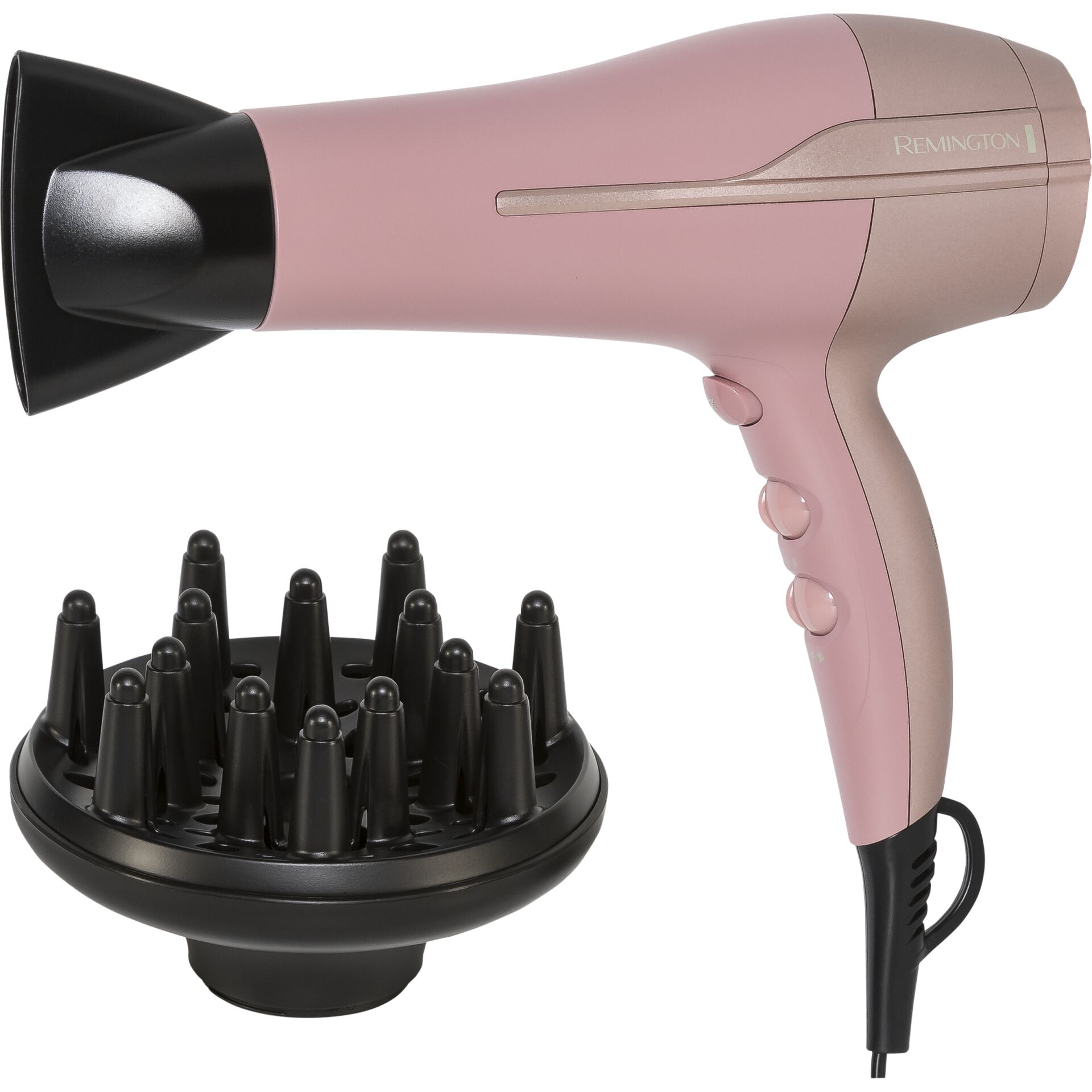 Haartrockner, Föhn, Rosa, Kaltluft, Aufsatz