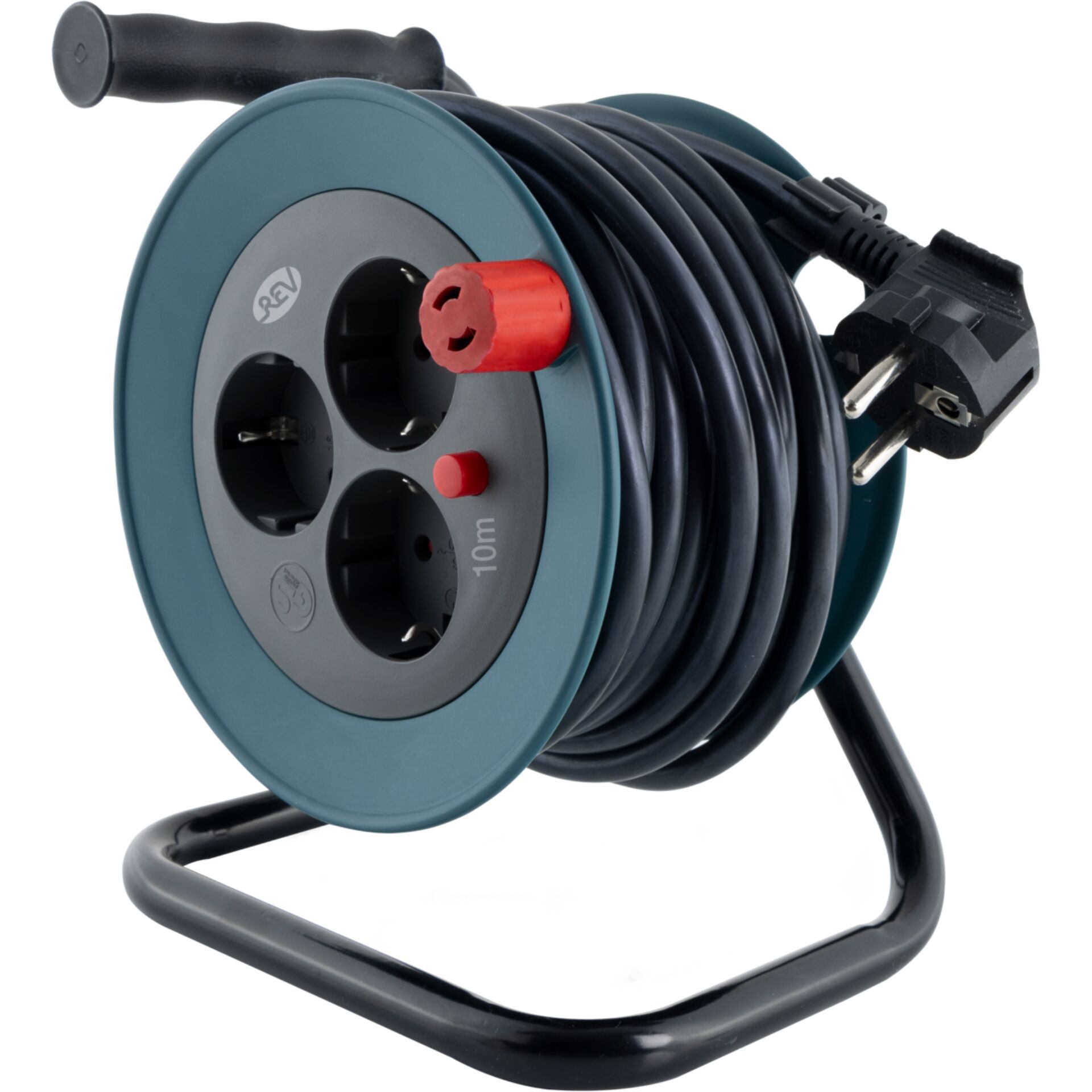 Steckdosenleiste, Ausziehbare Schnur, Verlängerungskabel, EU-Stecker, Mehrfachstecker