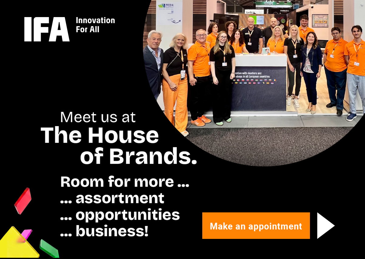 messe, team, orange Kleidung, stand, gruppe
