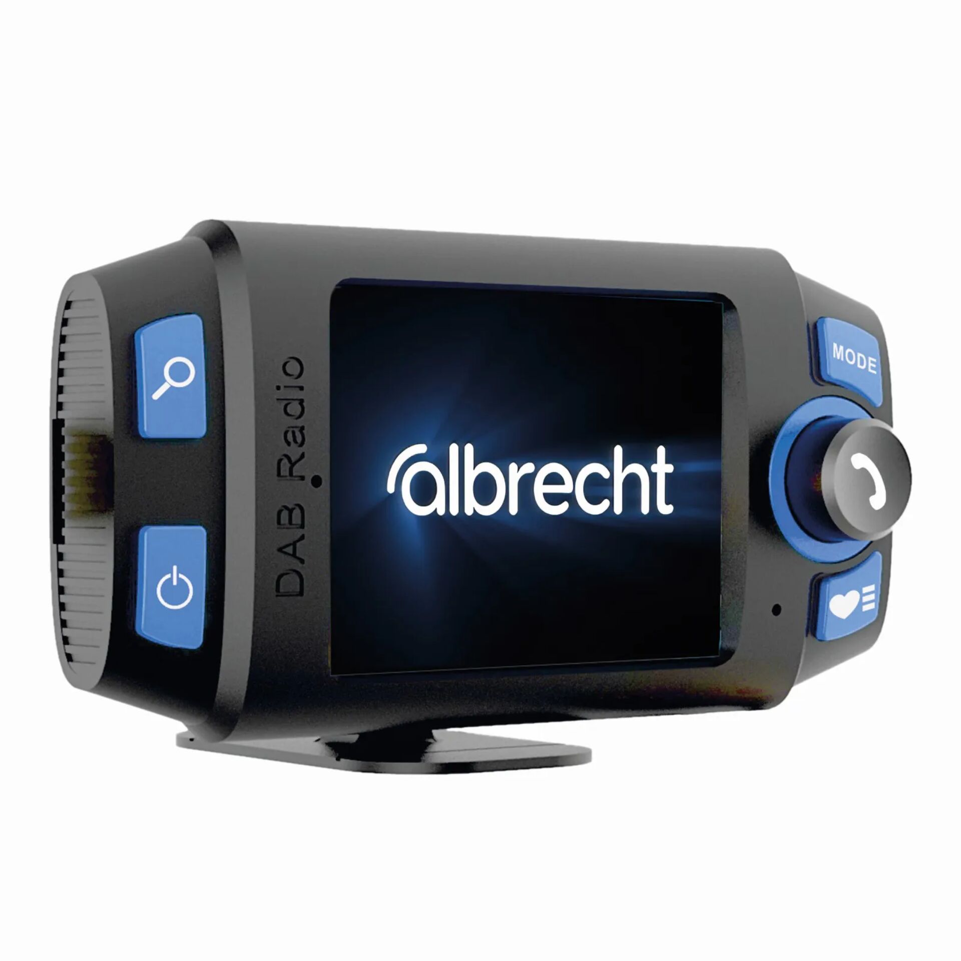 DAB-Radio, Digitalanzeige, Kfz-Receiver, Kompakte Einheit, Schwarz-Blau