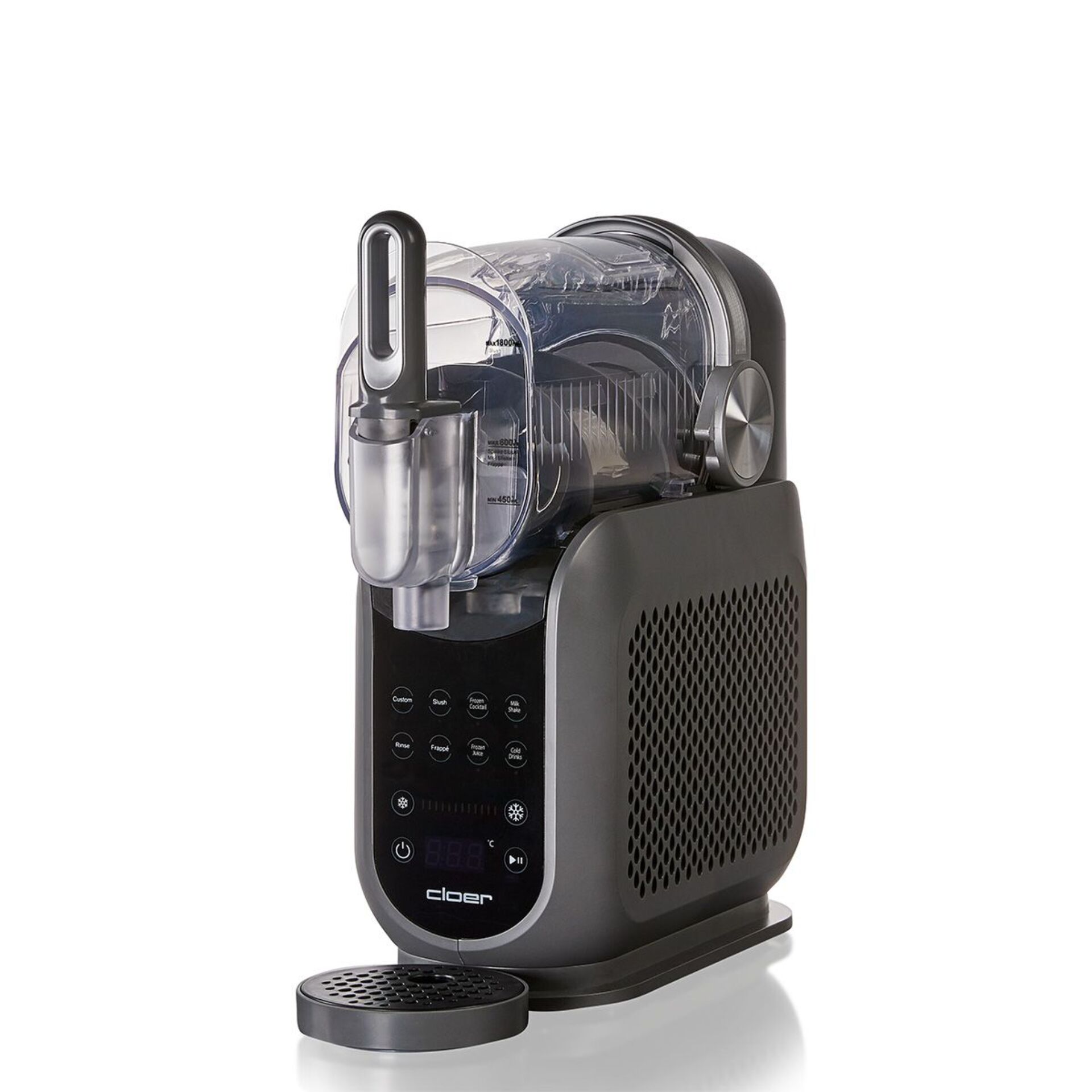 Kaffeemaschine, Kaffeemodul, Kapselmaschine, Schwarz, Digitales Display
