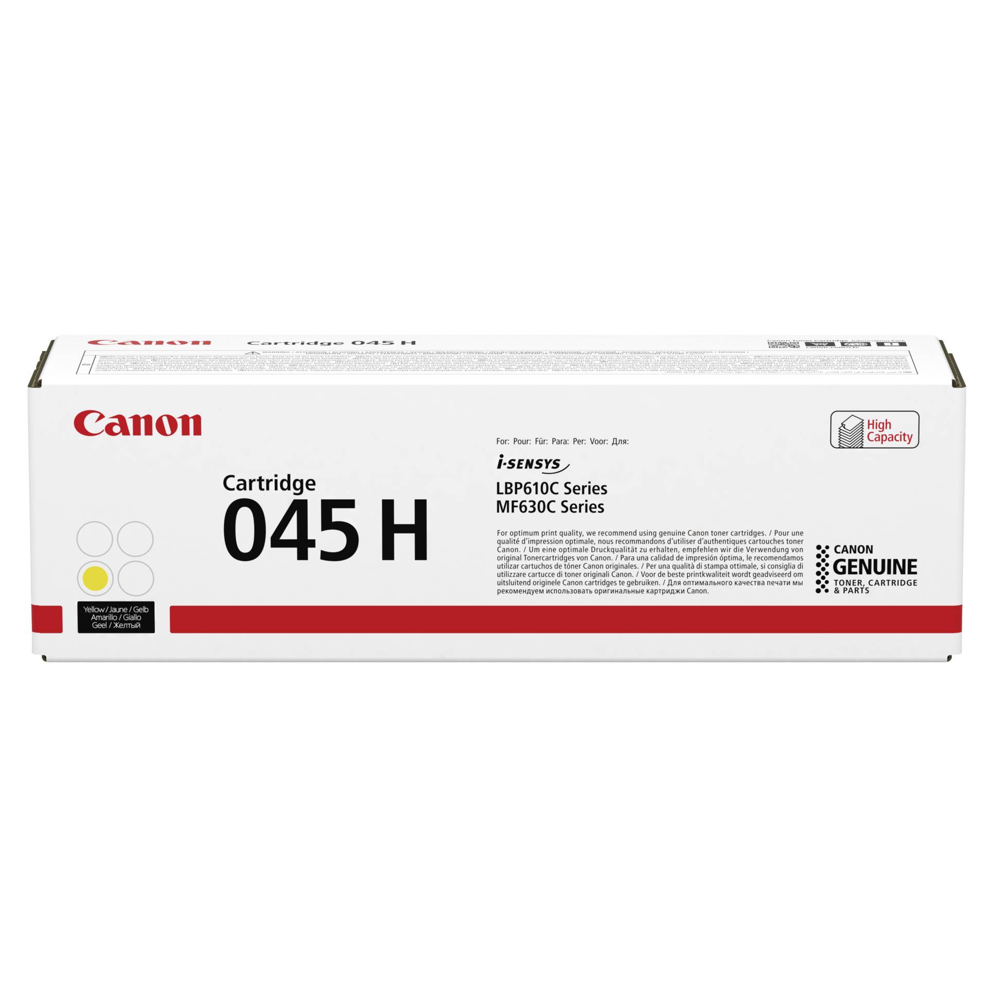 Canon Toner Cartridge 045 H Y  zolty