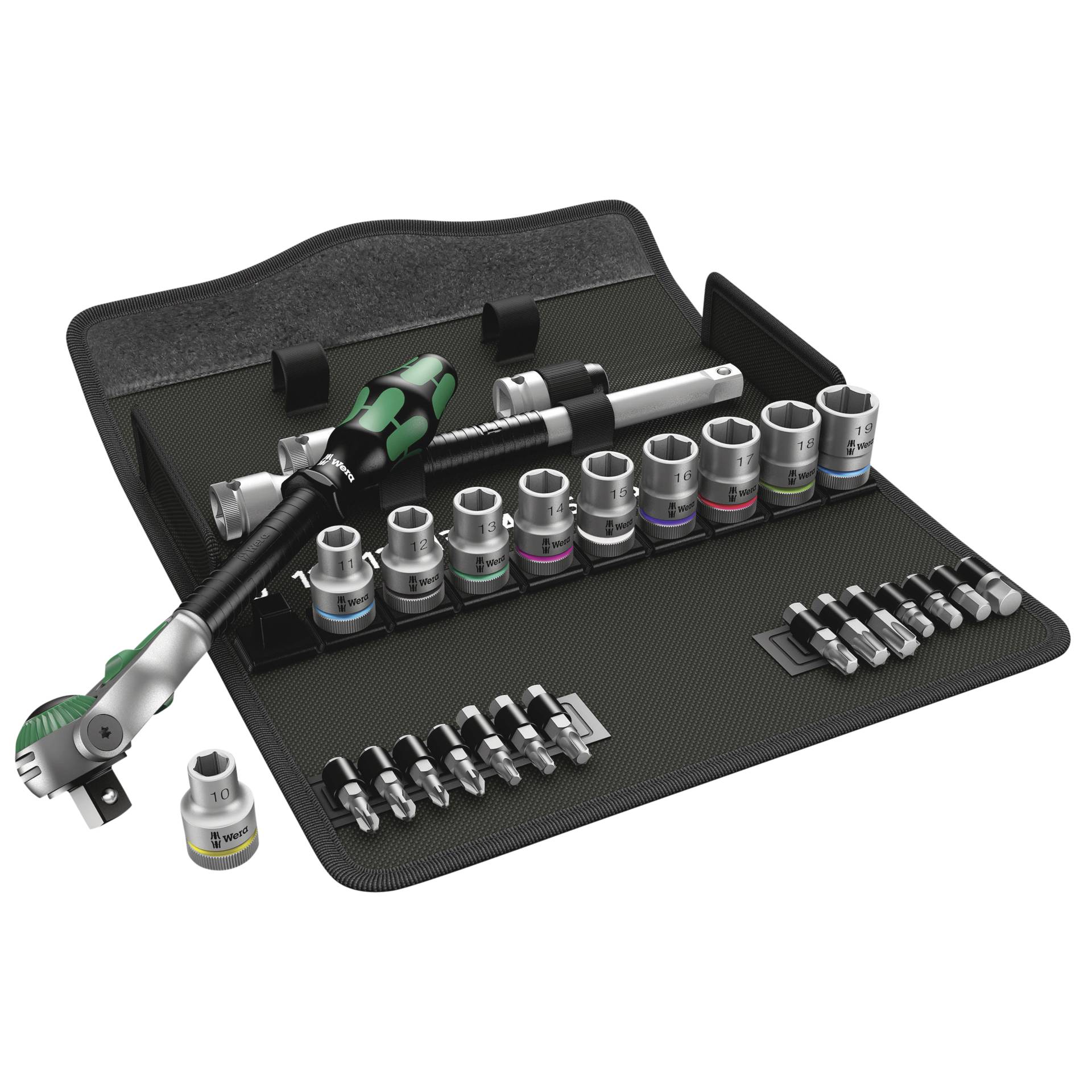 WERA 8100 SC 6 Zyklop  speed ratchet set