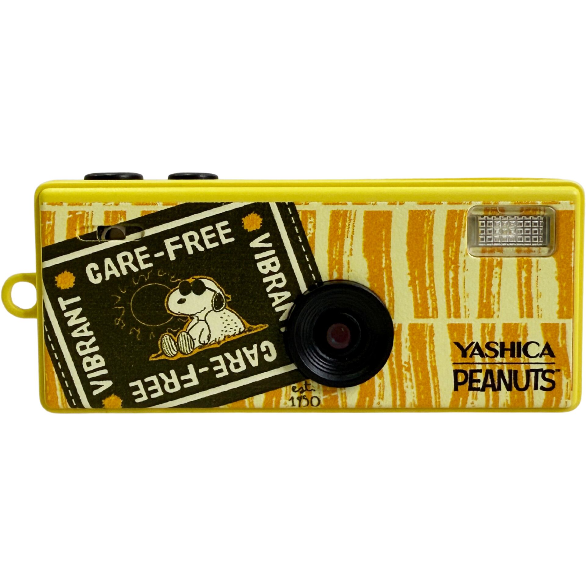 Kamera, Vintagemotiv, Peanuts, Gelb, Objektiv/Linse