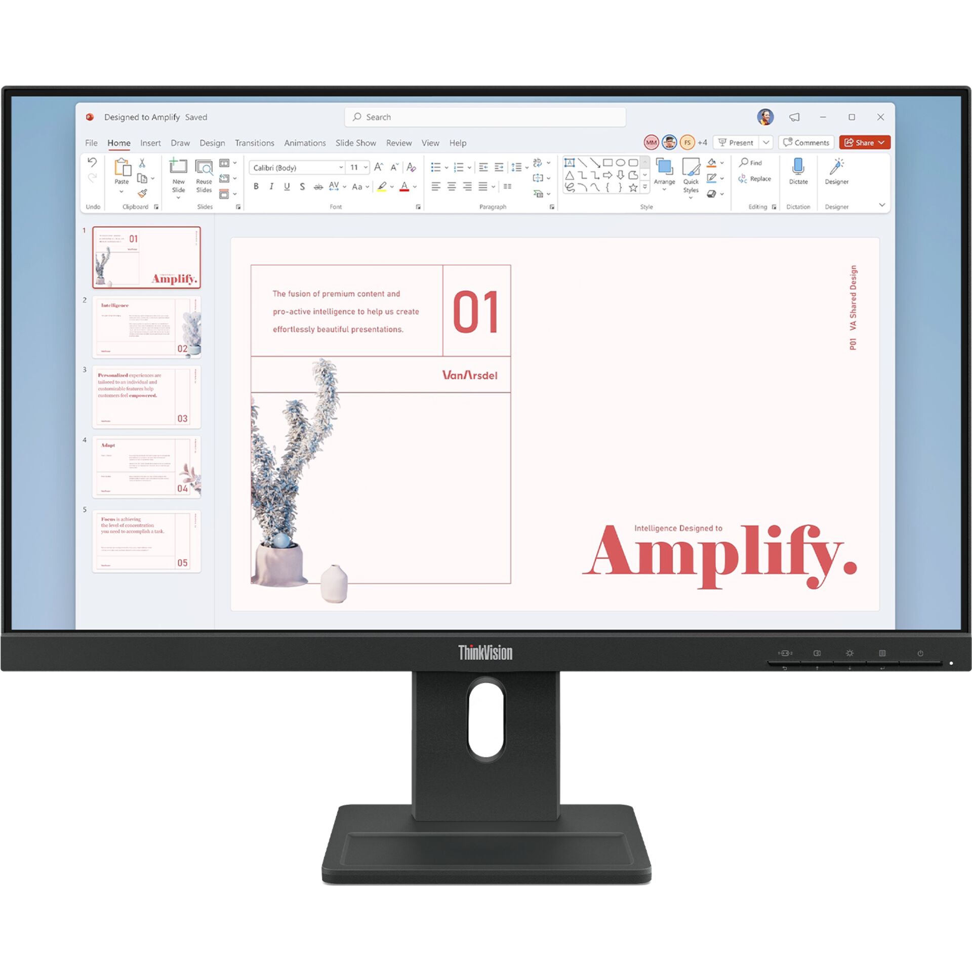 monitor, thinkvision, lcd, screen, stand