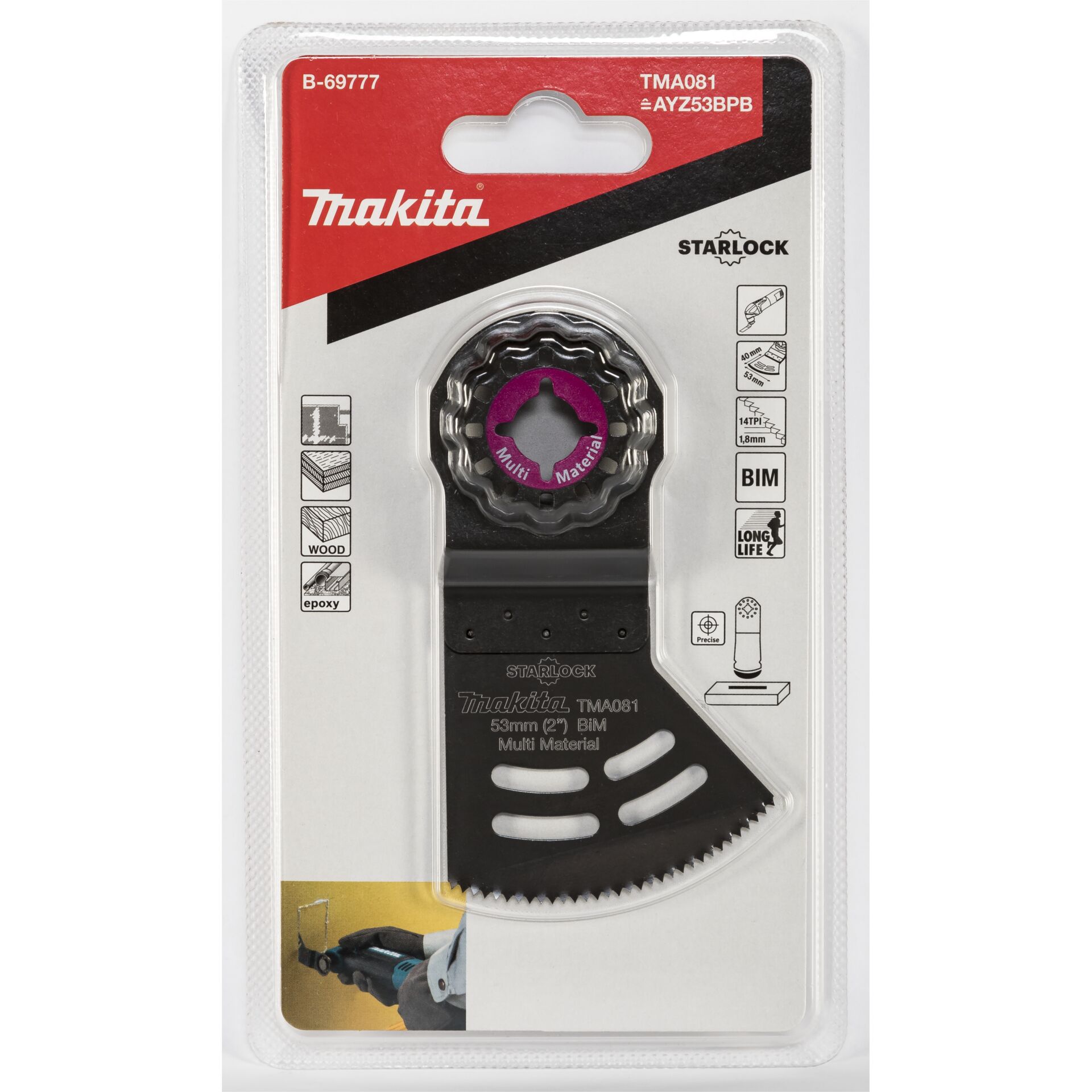 Makita Plunge Cut Blade 53mm  TMA081