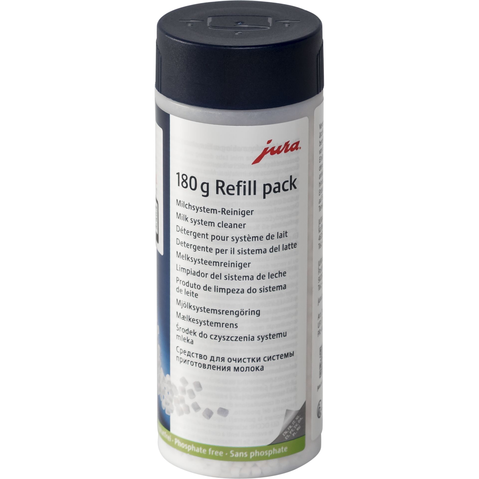 Milk system cleaner, Refill pack, 180 g, phosphate free, liquid cleaner