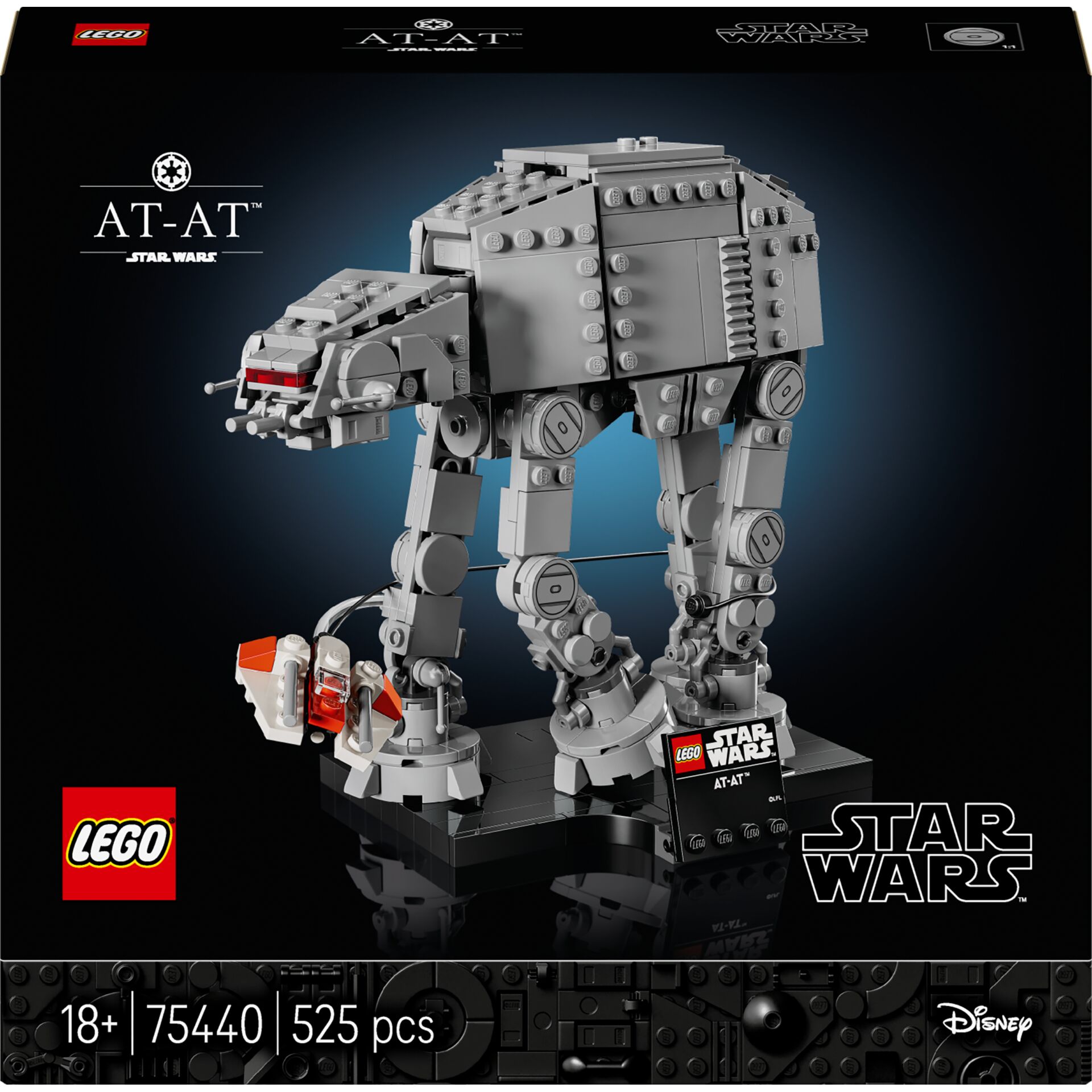 LEGO, Star Wars, AT-AT, Baubares Modell, Grau