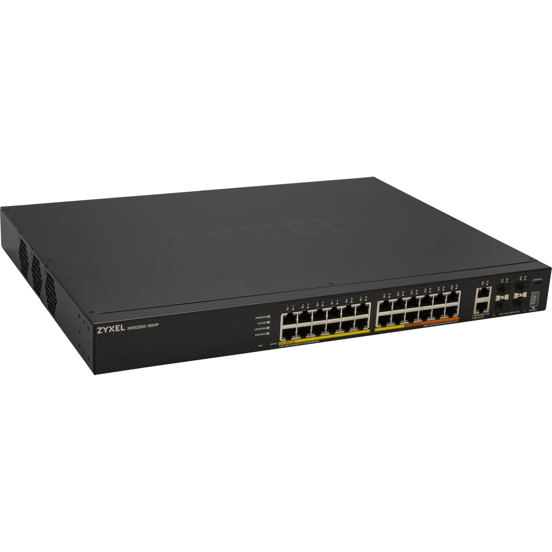 Switch, 24-Port, PoE, Rack-mount, Gigabit