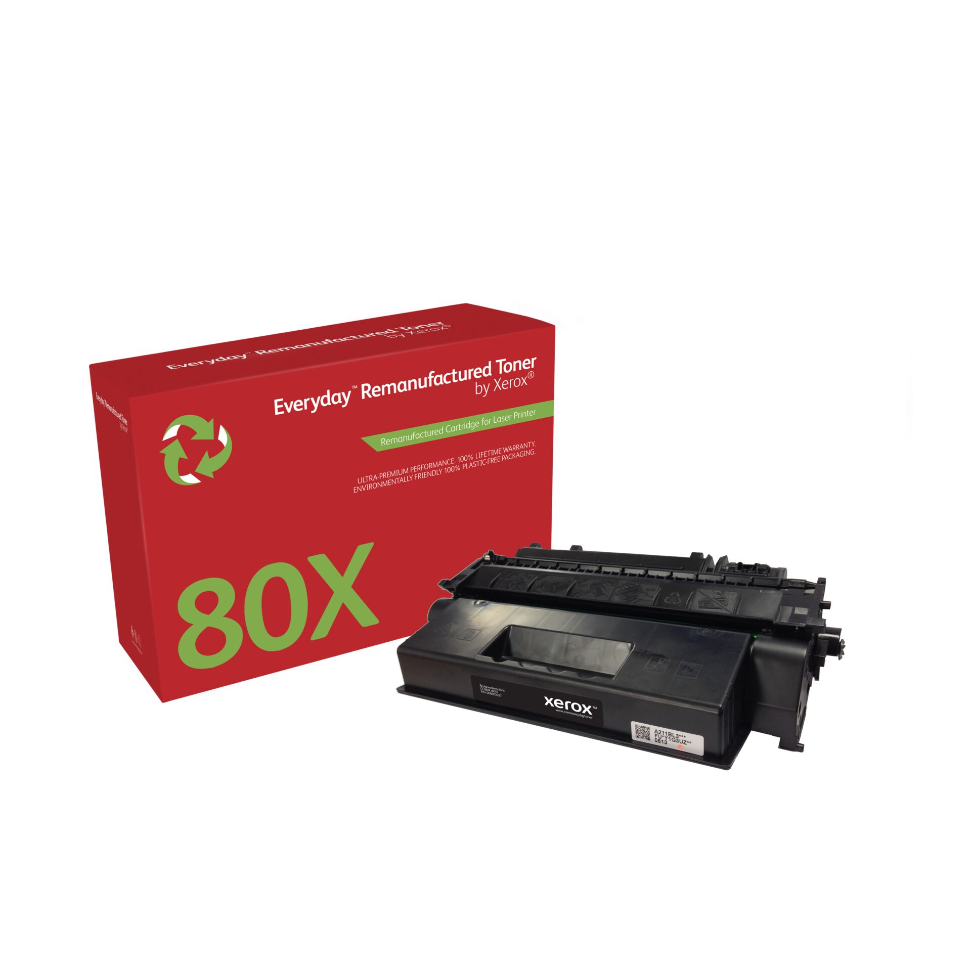 Toner, Kassette, Xerox, 80X, Lasertoner