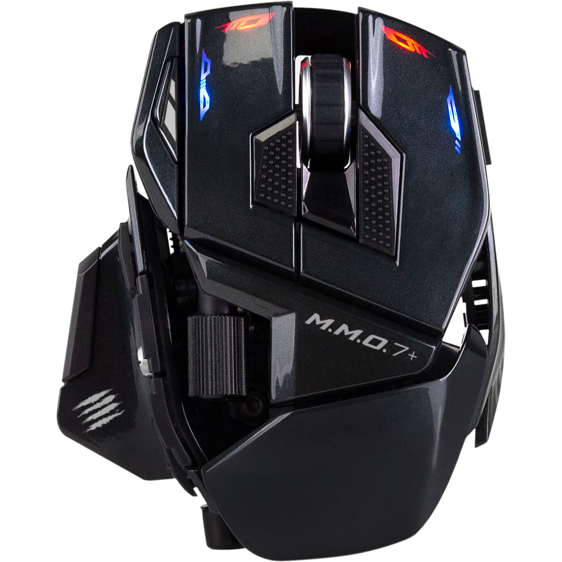 Gaming-Maus, RGB-Beleuchtung, Scrollrad, Auflegeposi, MMO-Maus