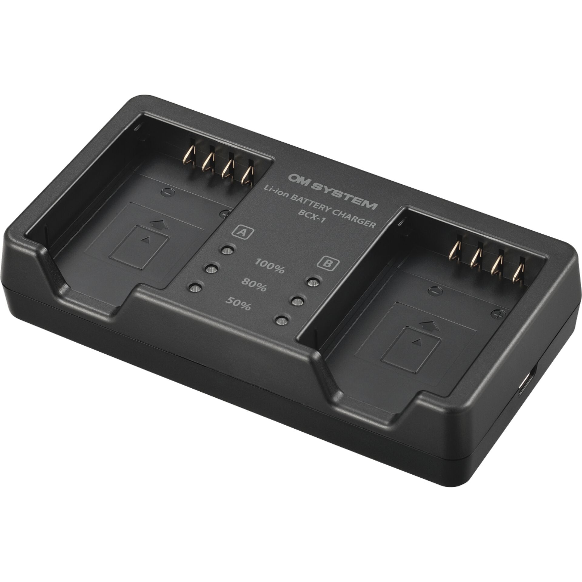 OM System BCX-1 caricatore  per BLX-1