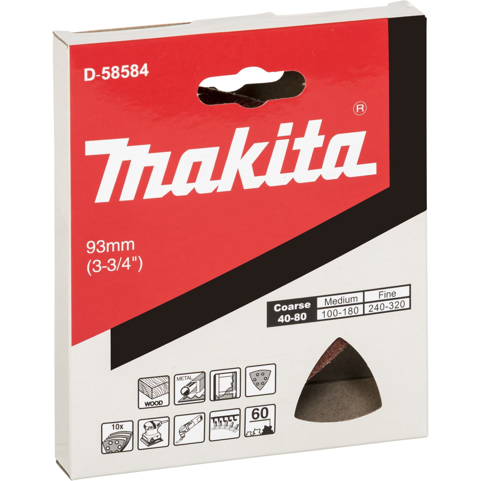 Makita Delta-Schleifpap. Holz  K60