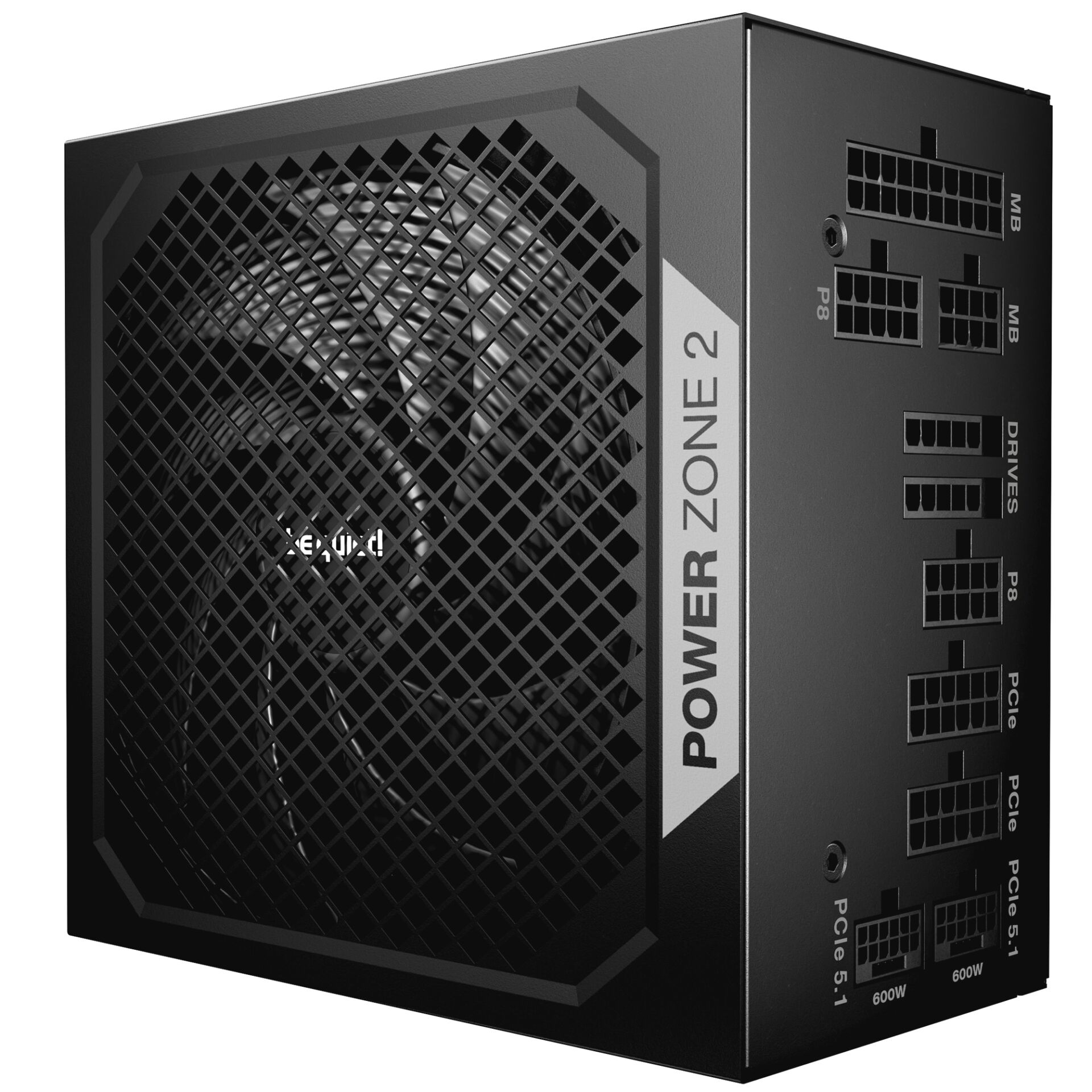 Netzteil, PC-Netzteil, 600W, modular, schwarz