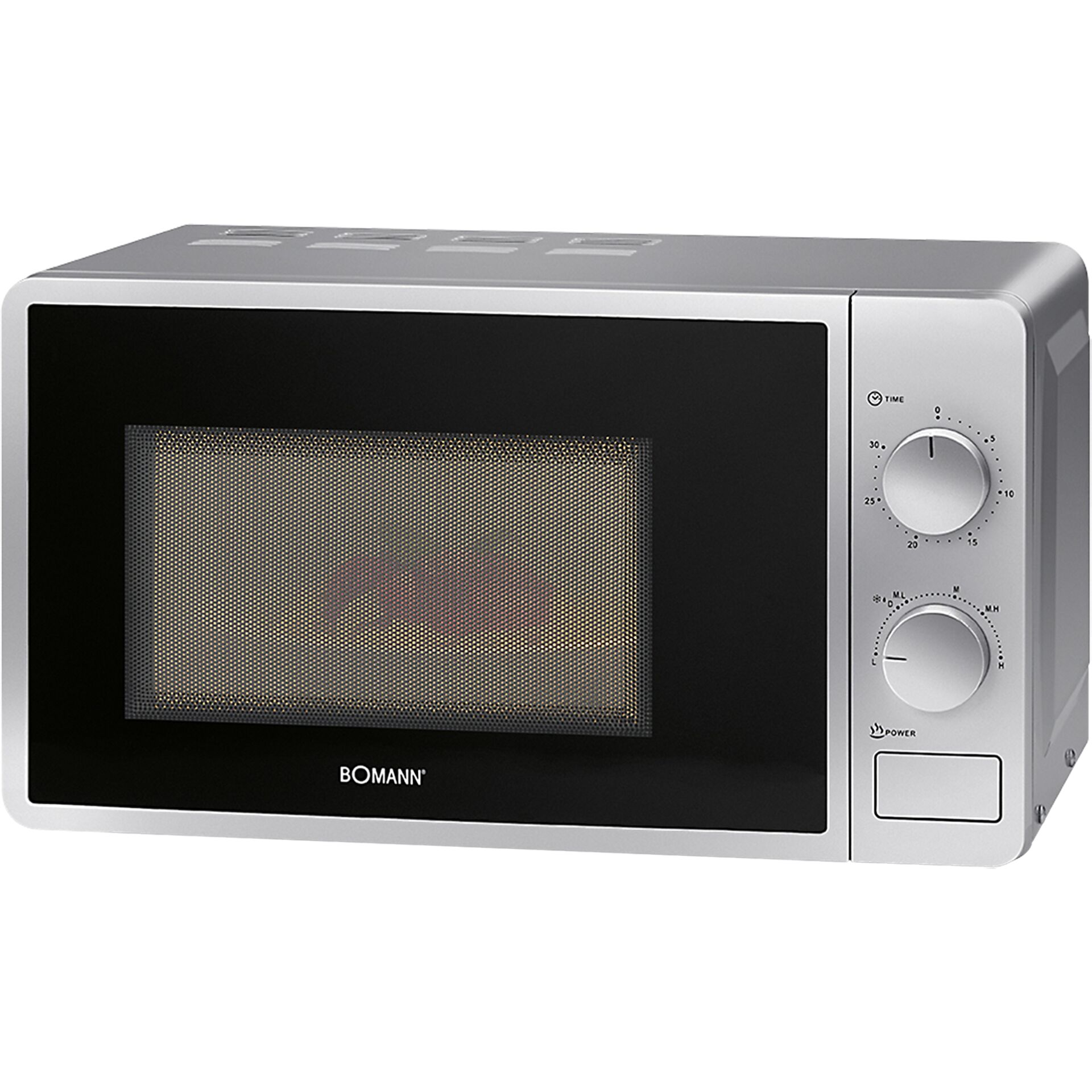 Mikrowelle, Küche, Metall, Schwarz, Timer
