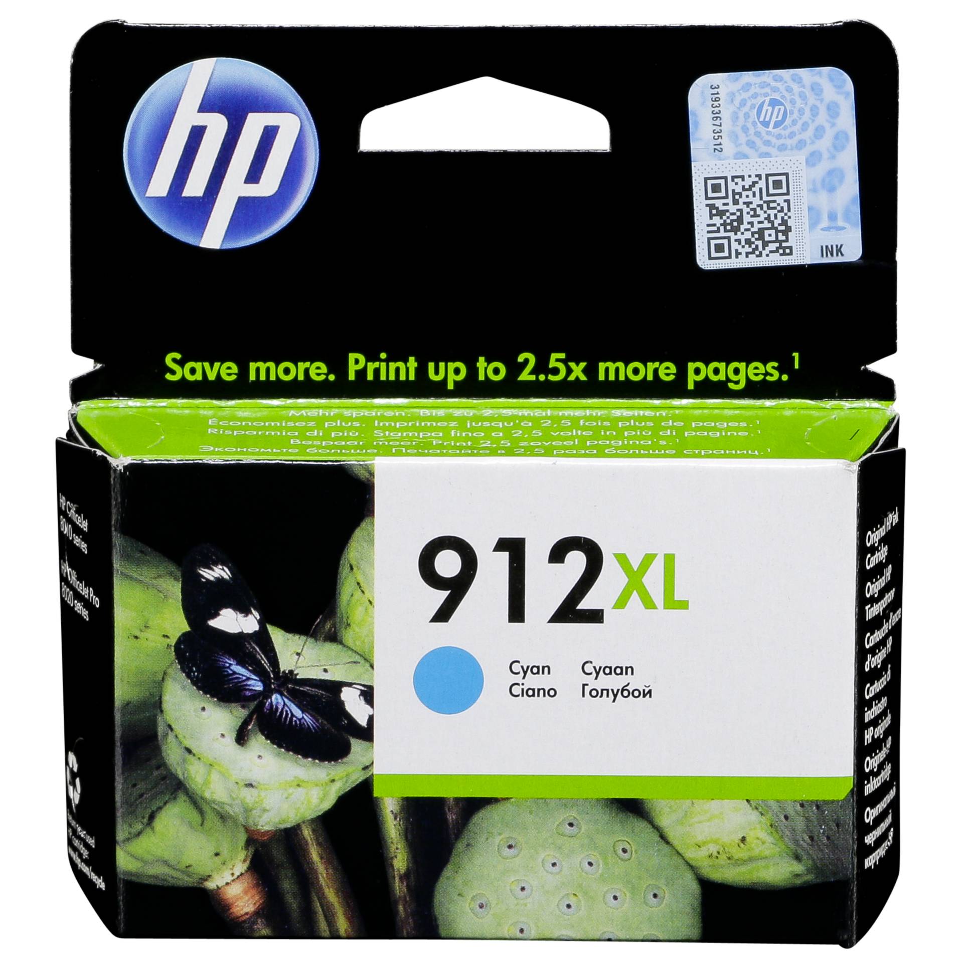 HP 3YL81AE tusz cyan  nr 912 XL