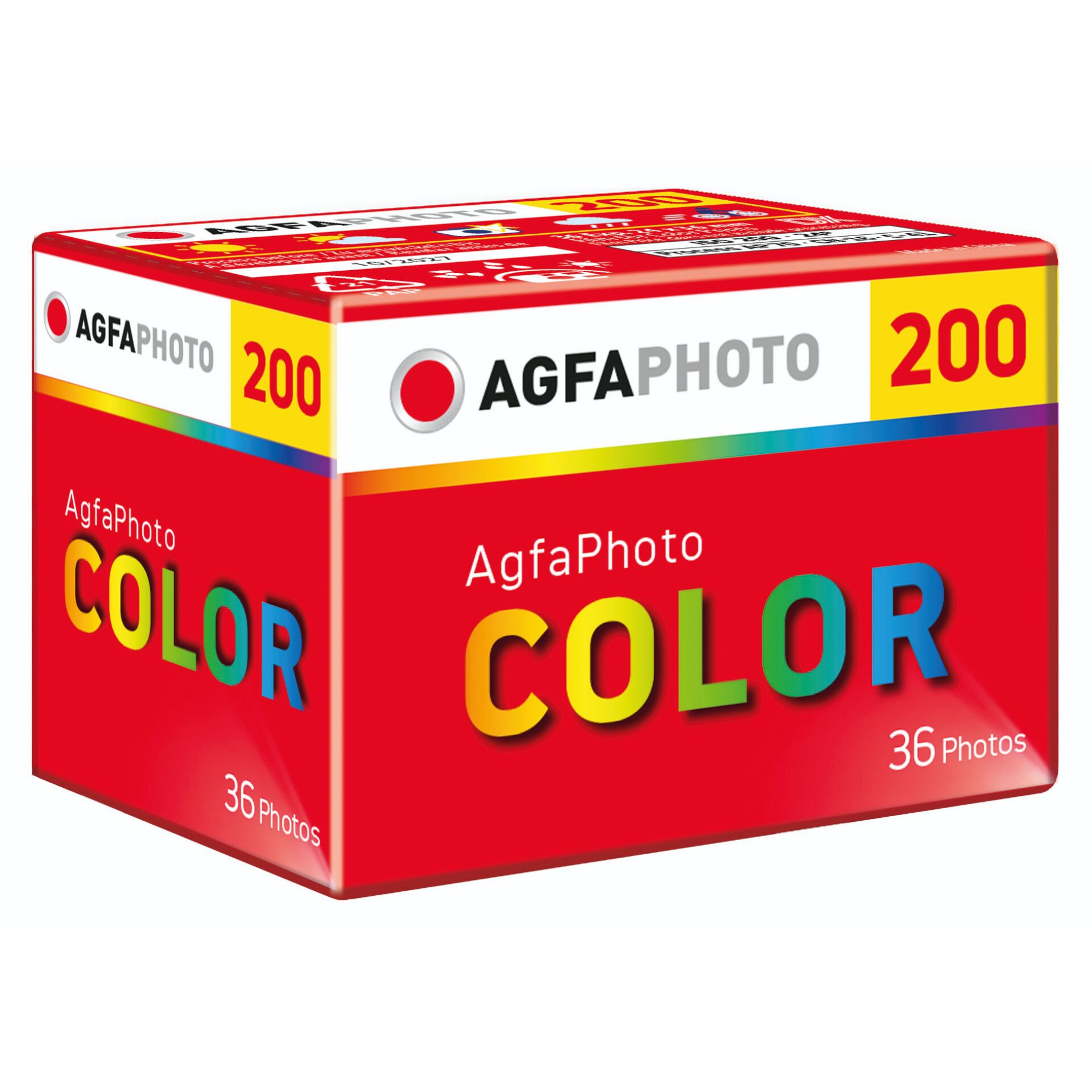 Farbnegativfilm, 35-mm-Film, ISO 200, 36 Aufnahmen, Farbfilm