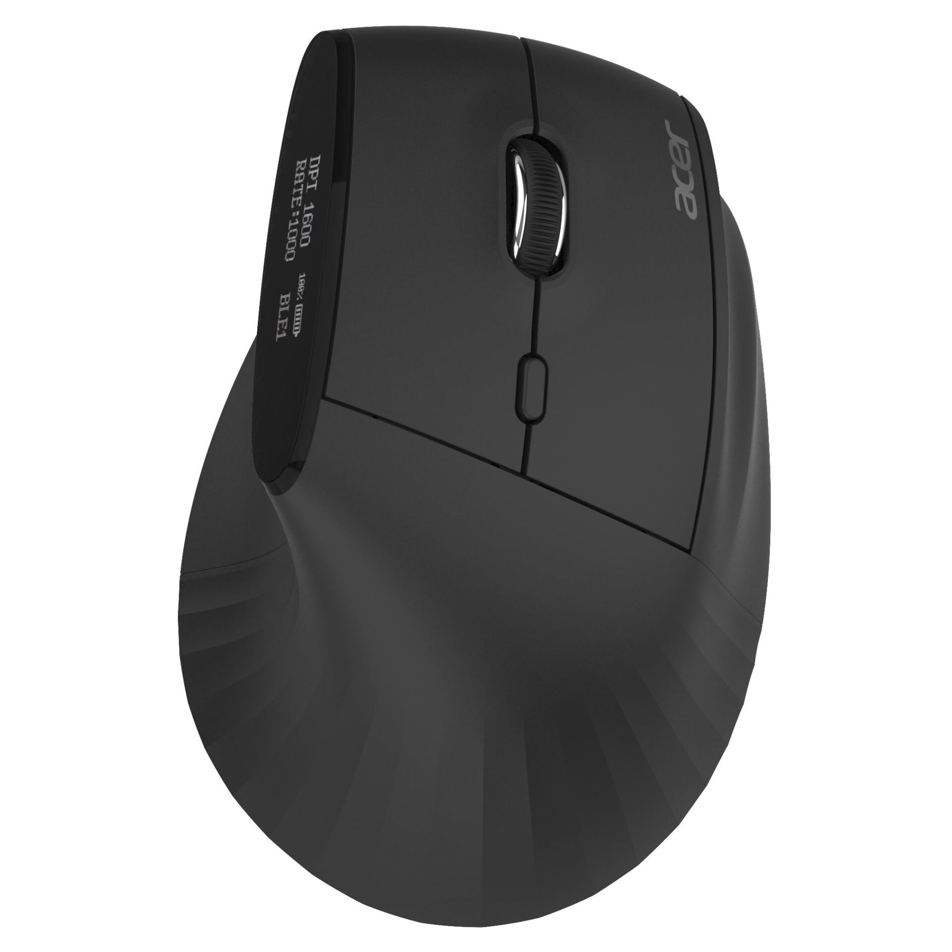 Maus, Drahtlos, USB, Ergonomisch, Gummi-Schale