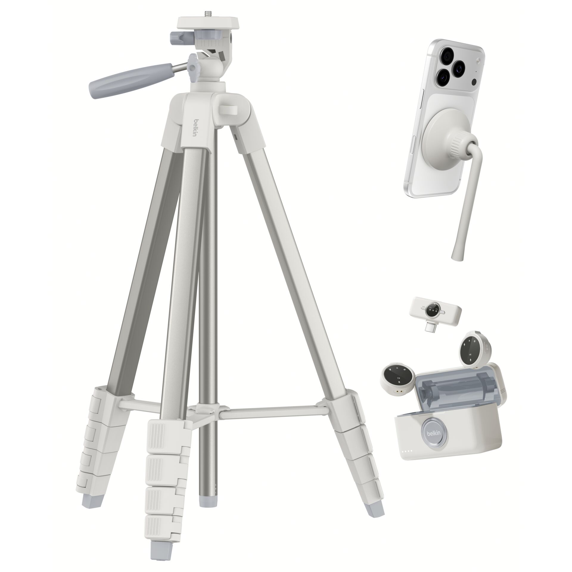 Stativ, Dreibein, Smartphone-Halterung, Klemmhalter, Bluetooth Mini-Stativ
