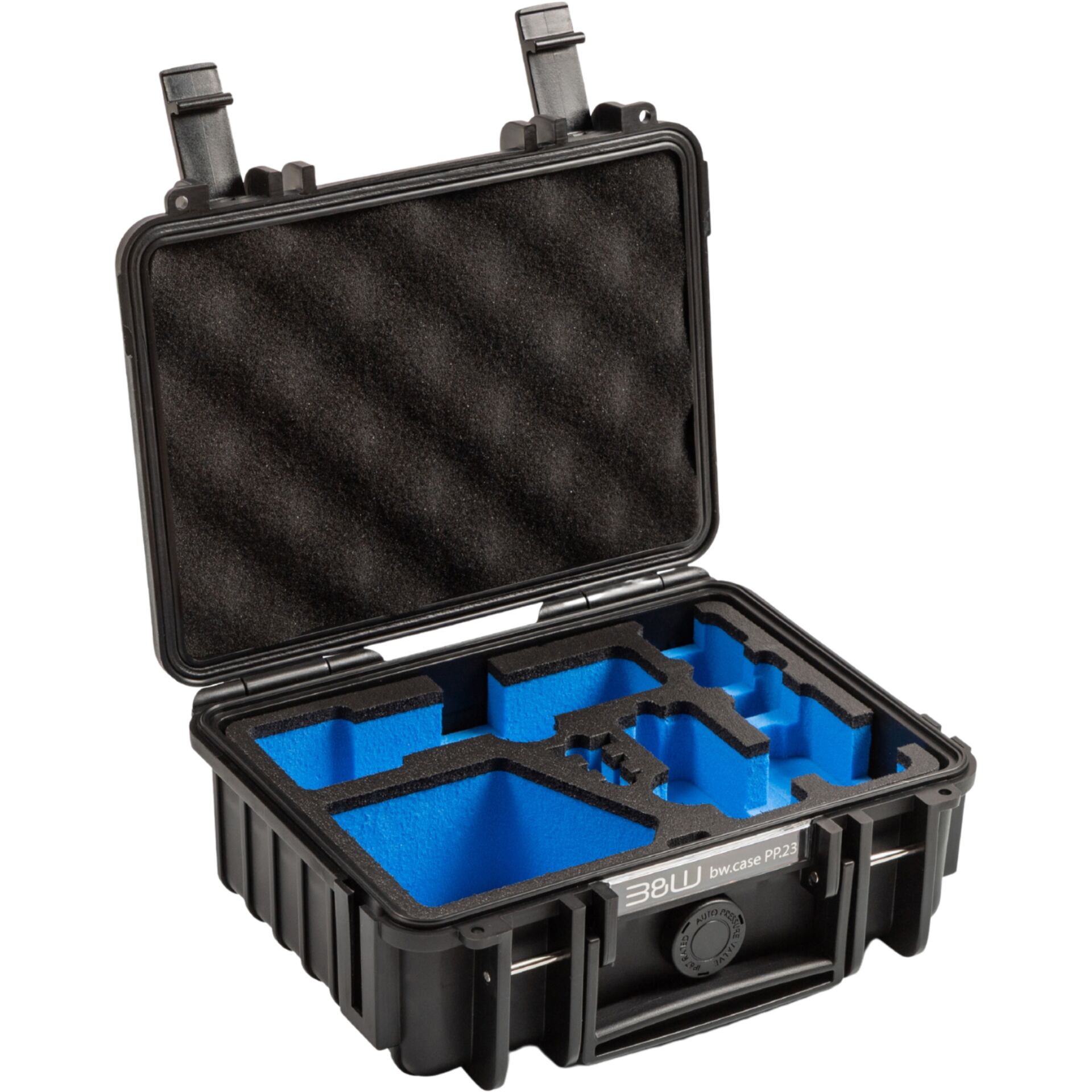 Hartcase, Schaumstoffeinlage, blauer Schaumstoff, Schutztasche, Memory-Schaum