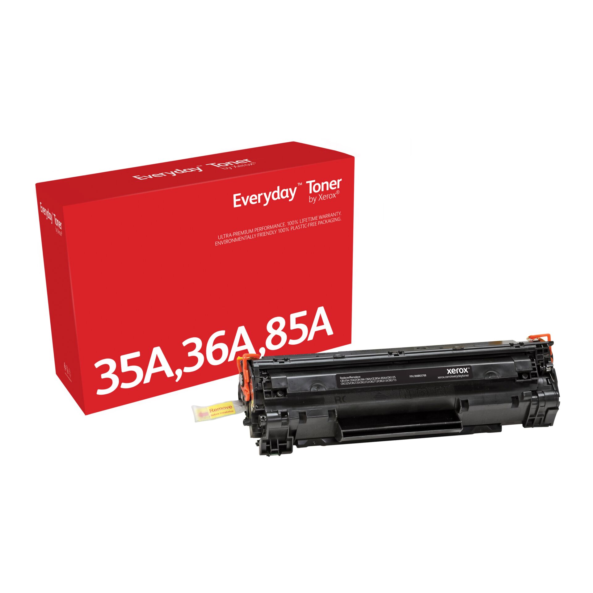 toner cartridge,  Seitenausbeute 35A,  schwarzer Toner,  Laserdrucker-Zubehör,  abnehmbarer Griff