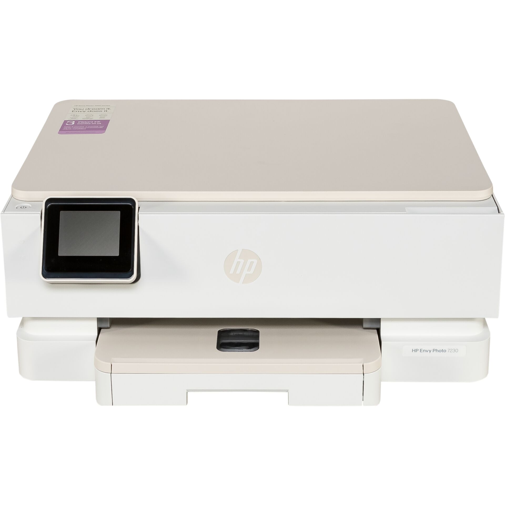 All-in-one-Drucker, cremefarbe, Flachbett-Scanner, LCD-Touchscreen, HP-Drucker