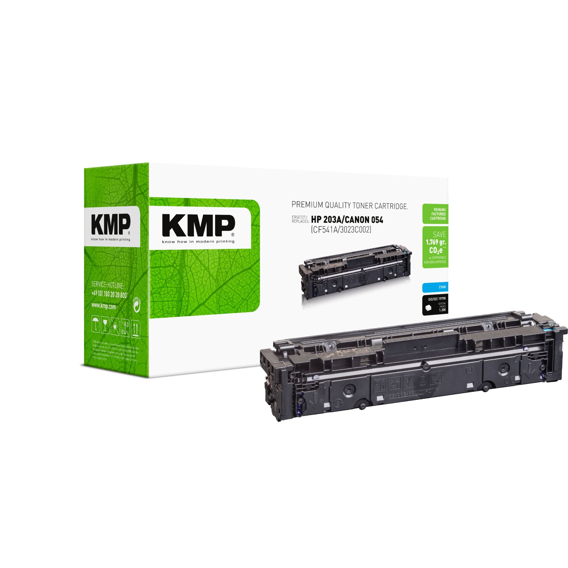 Computerausrüstung, Elektronik, Hardware, Adapter, Spielzeug, Tonerpatrone, HP 203A/Canon 054, KMP Patrone, Schwarztoner, Drucker-Zubehör