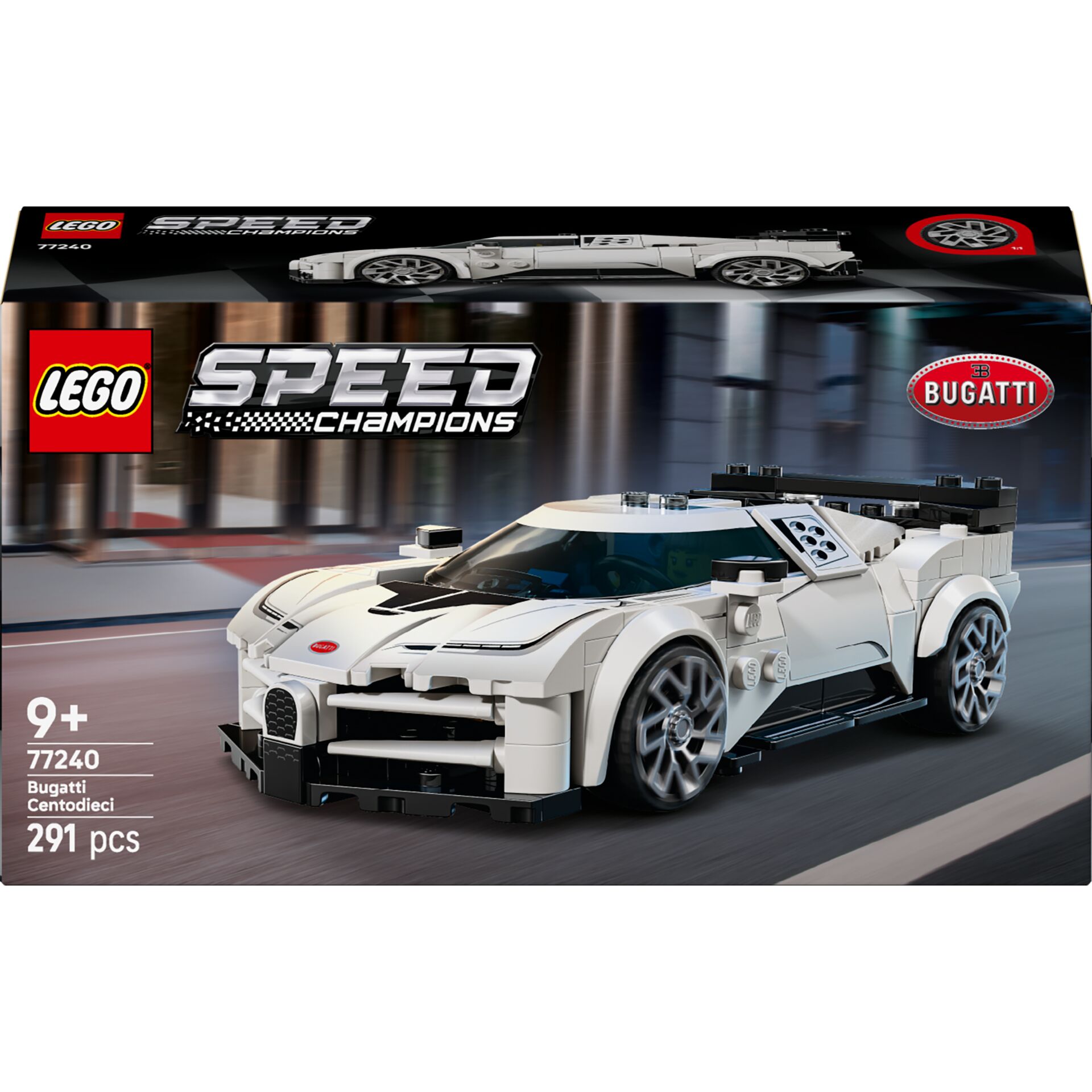 Lego, Speed Champions, Auto, Weiß, Modellbaustein