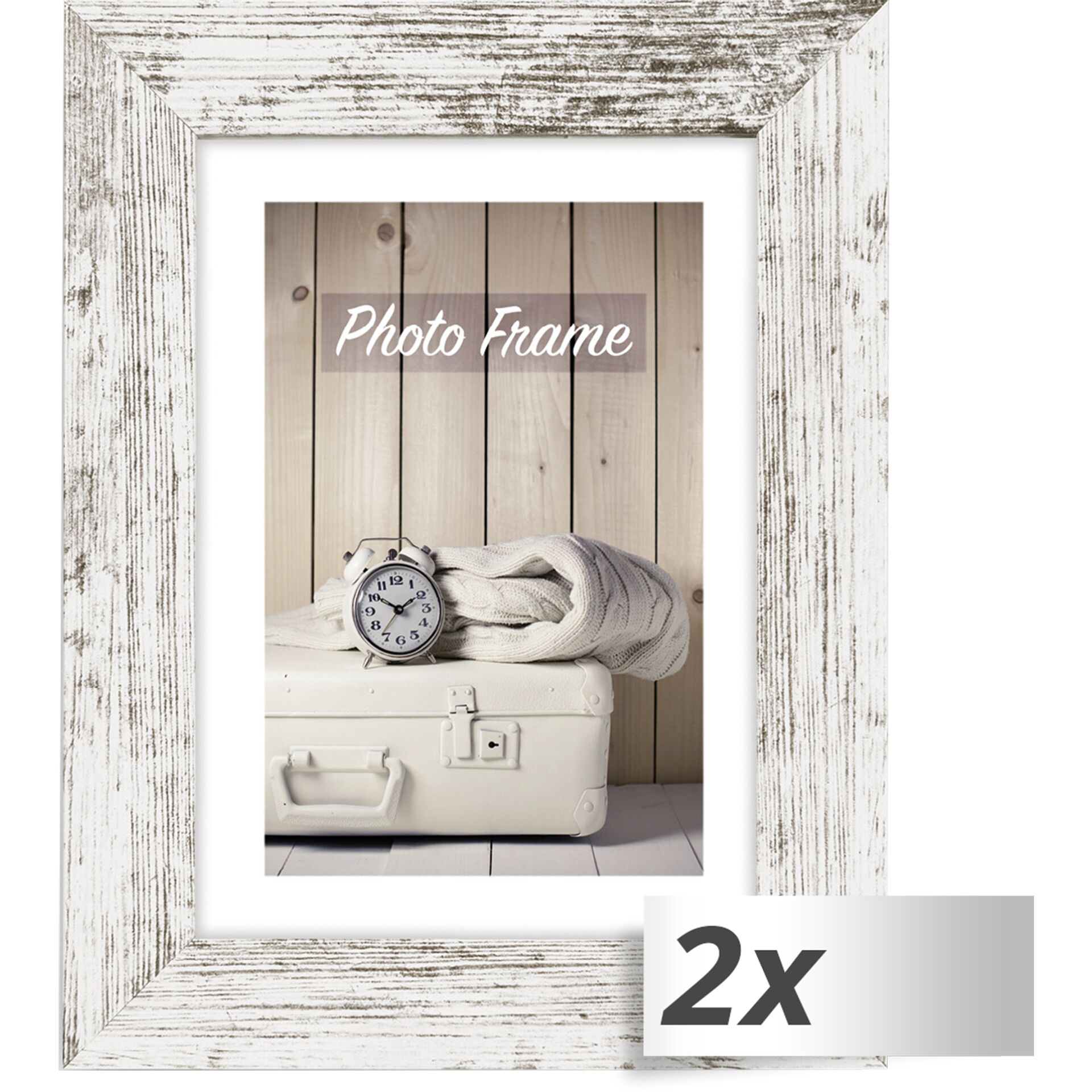 2x1 ZEP Nelson 6           20x30  Wood Frame white/brown    V21236