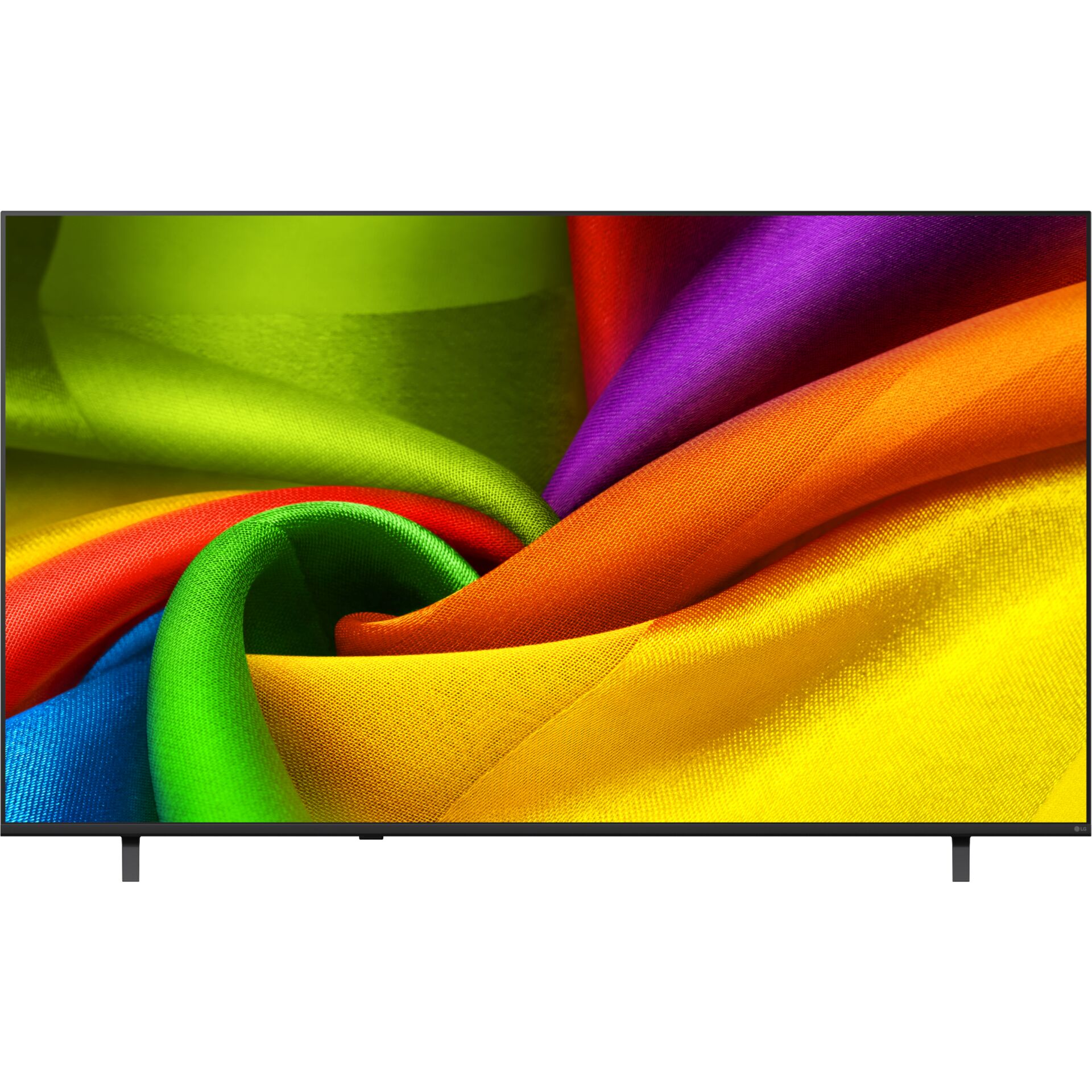 Fernseher, LED, Flachbildschirm, Regenbogenfarben, Display Bild