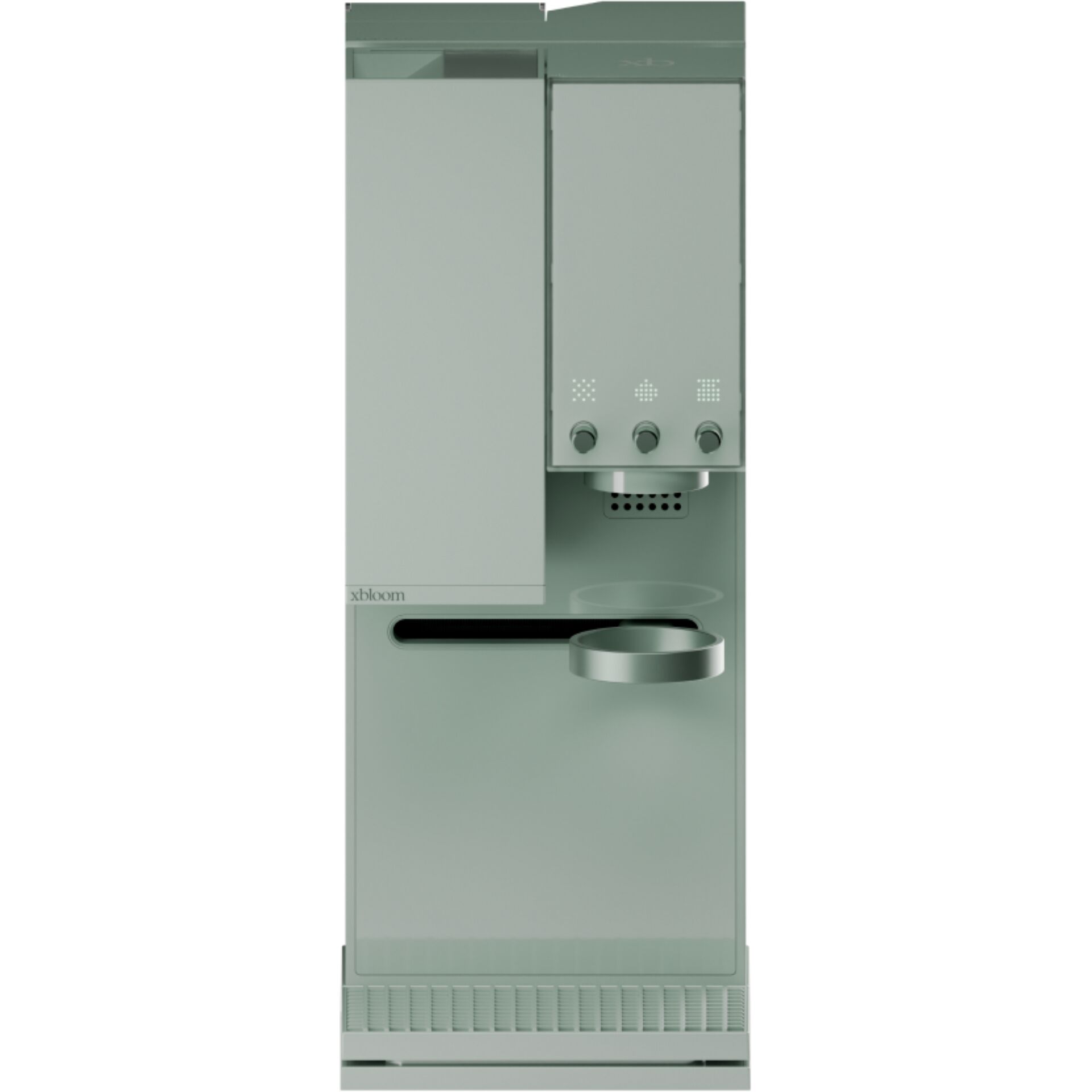Kaffeemaschine, Kaffeeautomat, Grau, Tassenhalter, Feuertableaut