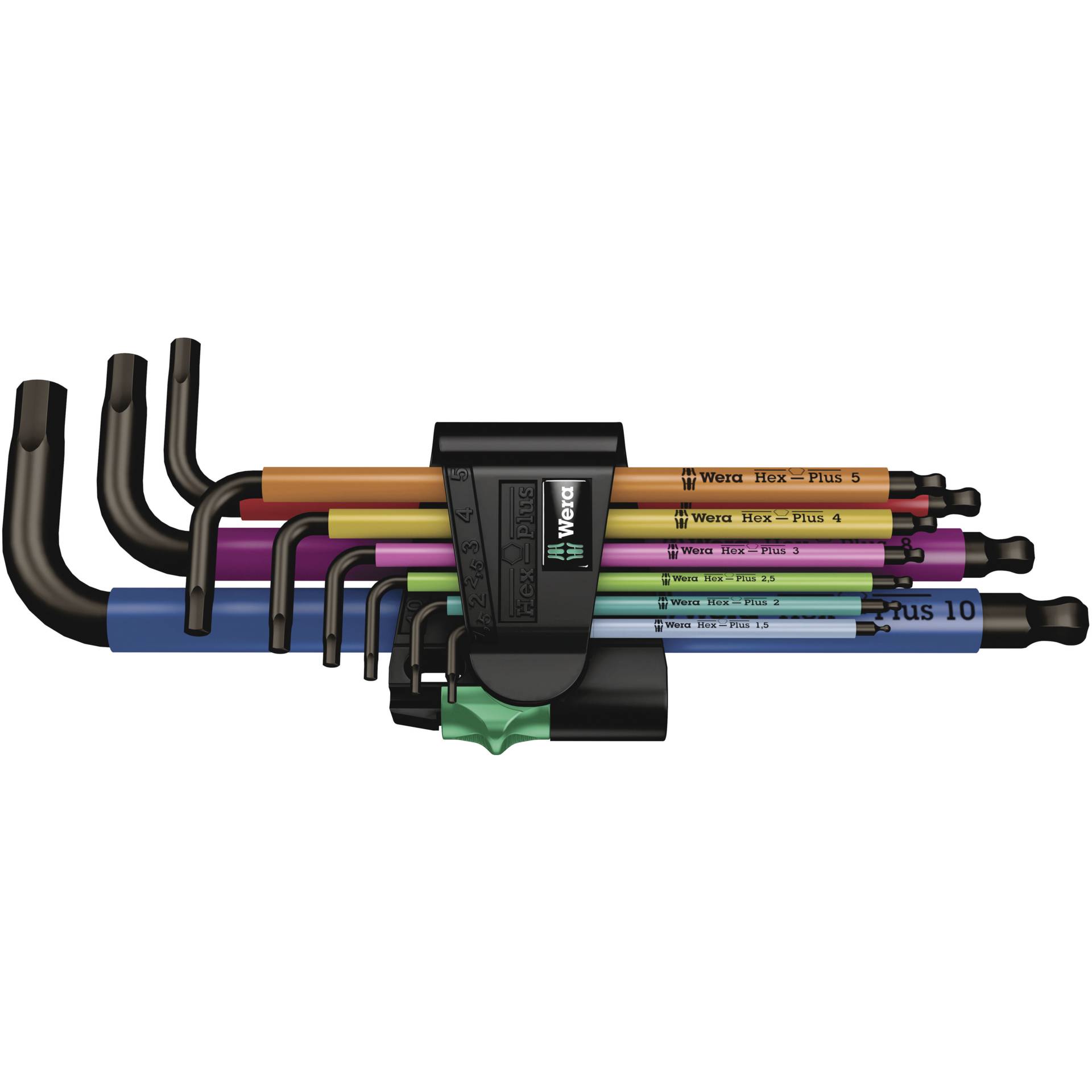 WERA 950 SPKL/9 SM N Multicolor  Hex-Plus Hex Key Set High Torque
