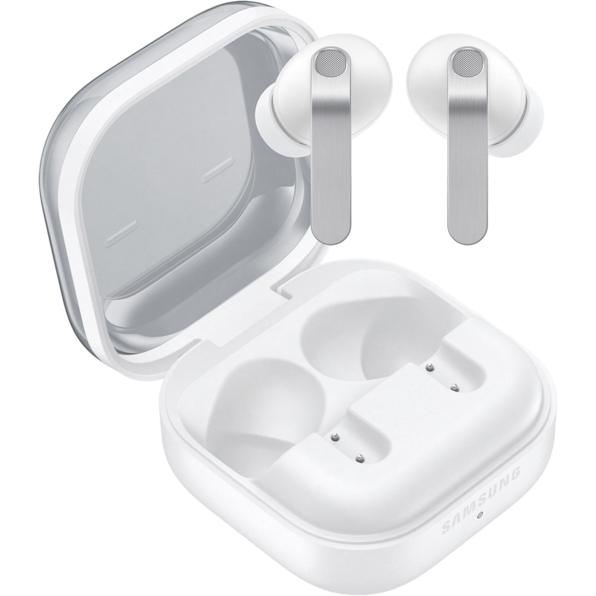 Kopfhörer, In-Ear, Bluetooth, Ladecase, Weiße Farbe