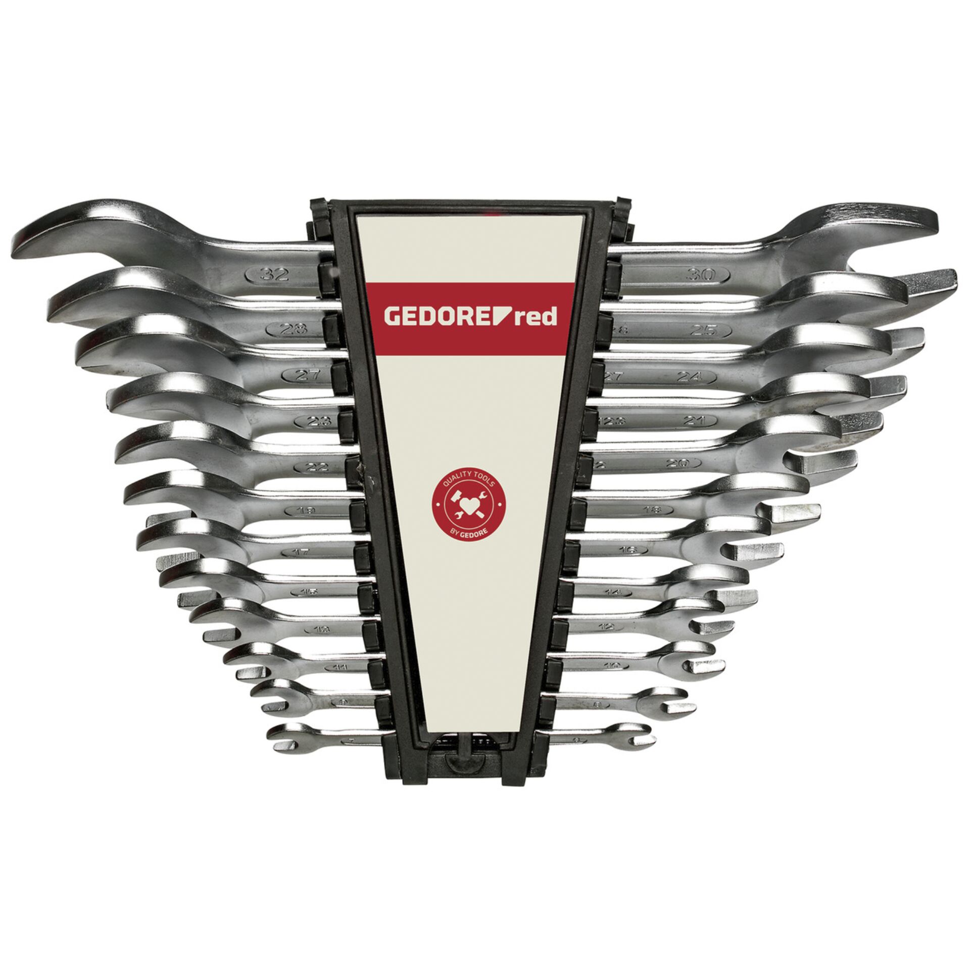 GEDORE red Double open-ended  Spanner Set 12-pieces